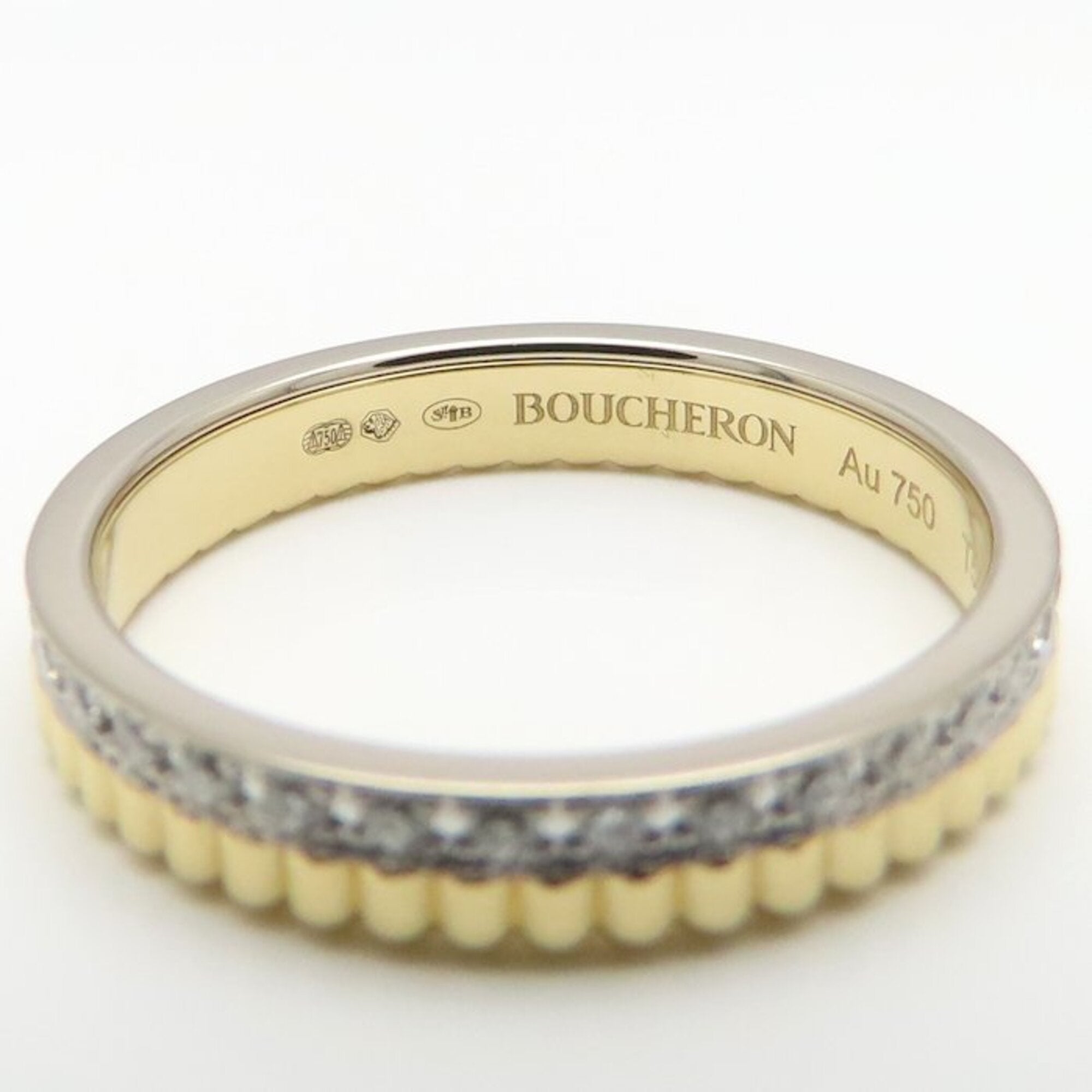 Boucheron Yellow Gold (18K) Pink Gold (18K) Band Ring (Pre-Owned)