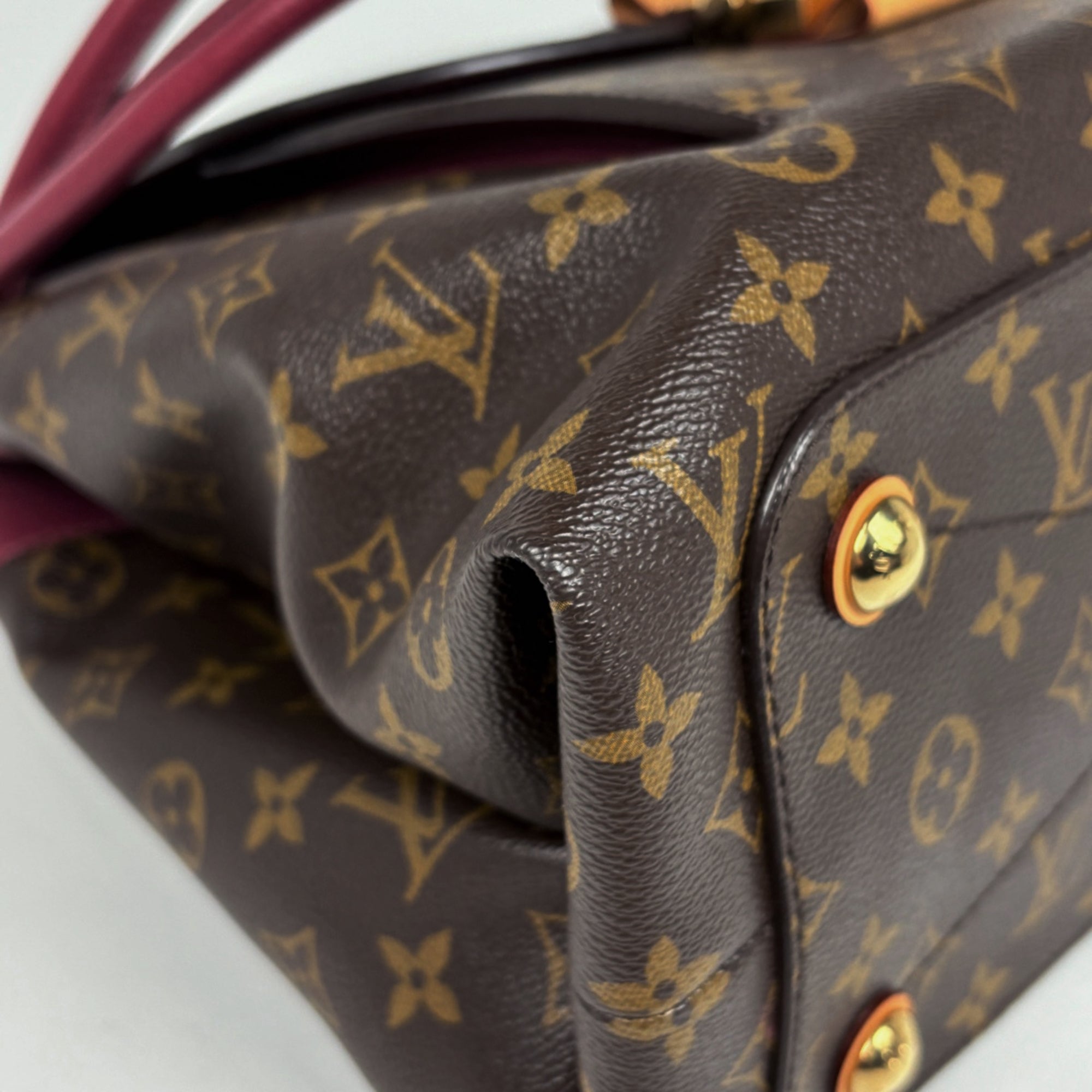 Louis Vuitton Brown Monogram Handbag Shoulder Bag Tote Bag (Pre-Owned)