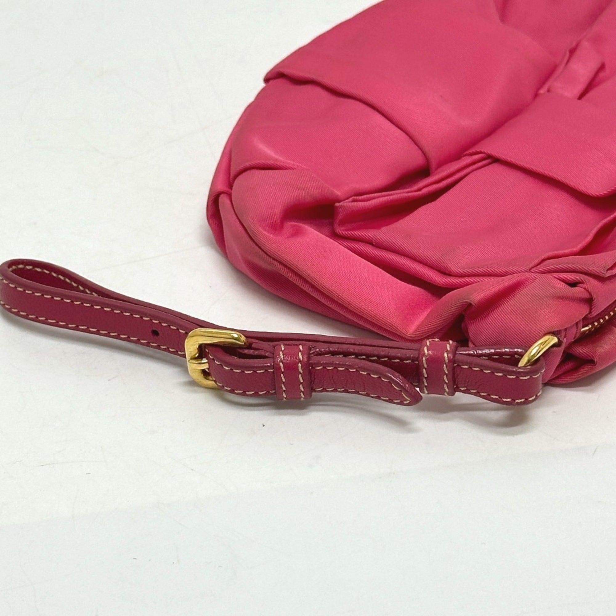 Prada Pink Nylon Pouch (Pre-Owned)