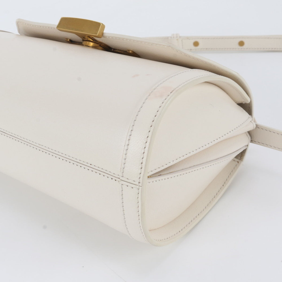 Tod's White Leather Crossbody Bag Handbag Shoulder Bag Tote Bag (Pre-Owned)