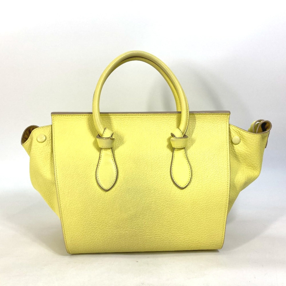 Celine Yellow Leather Handbag (Pre-Owned)