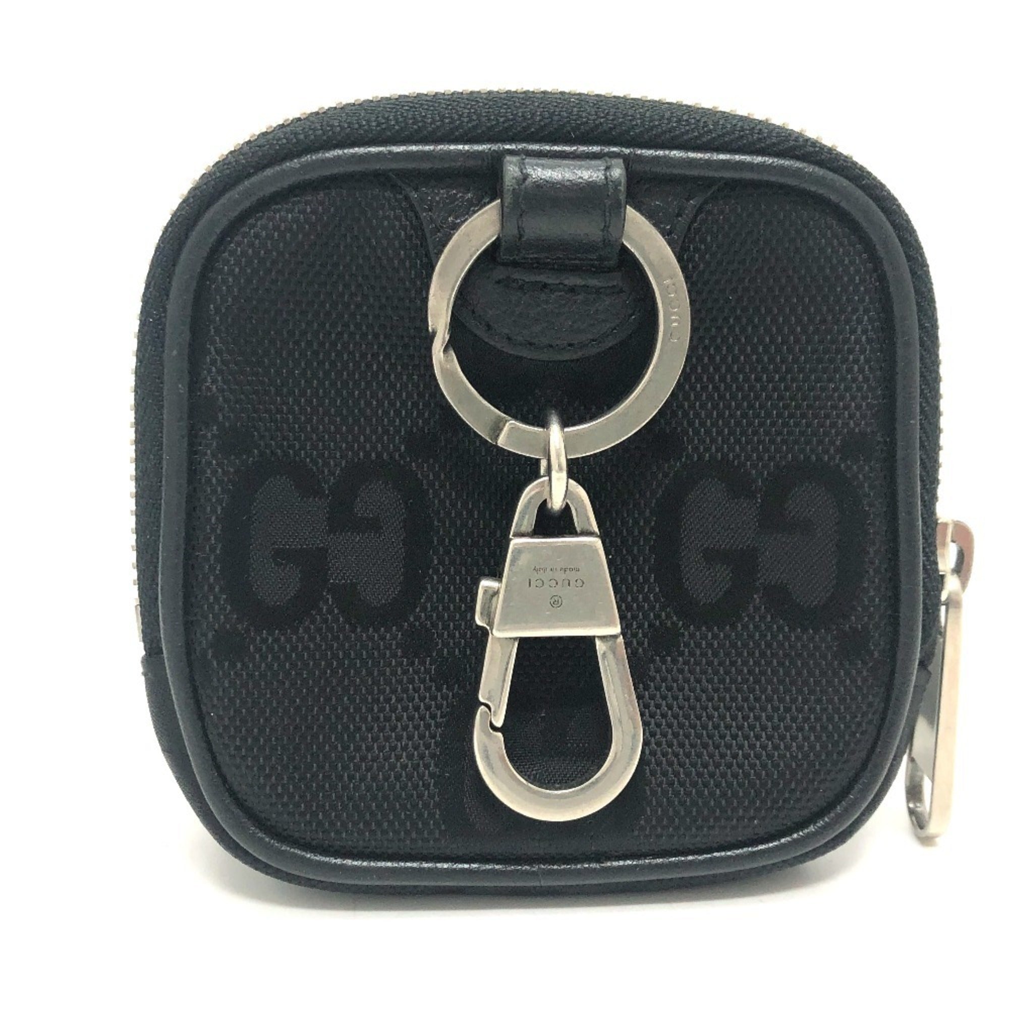 Gucci Black Gg Canvas Coin Purse/Coin Case (Pre-Owned)