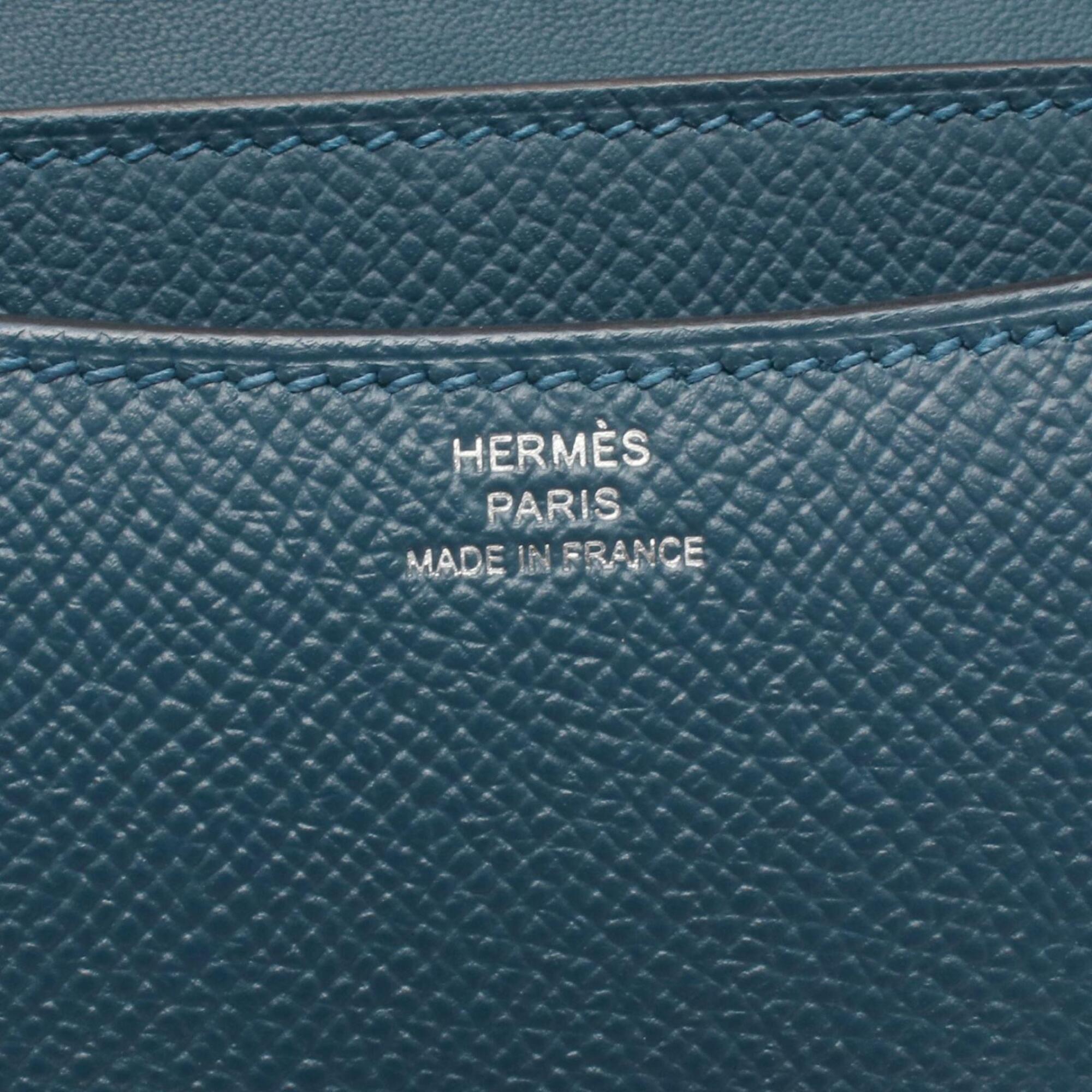 Hermes Green Epsom Leather Handbag Shoulder Bag (Pre-Owned)
