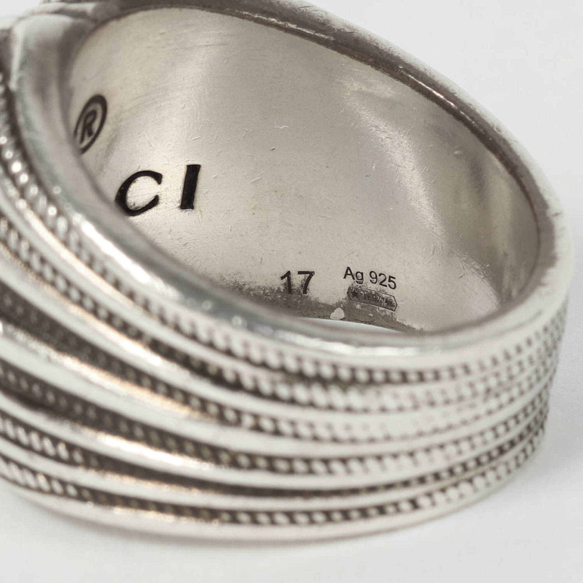Gucci Silver 925 Band Ring (Pre-Owned)