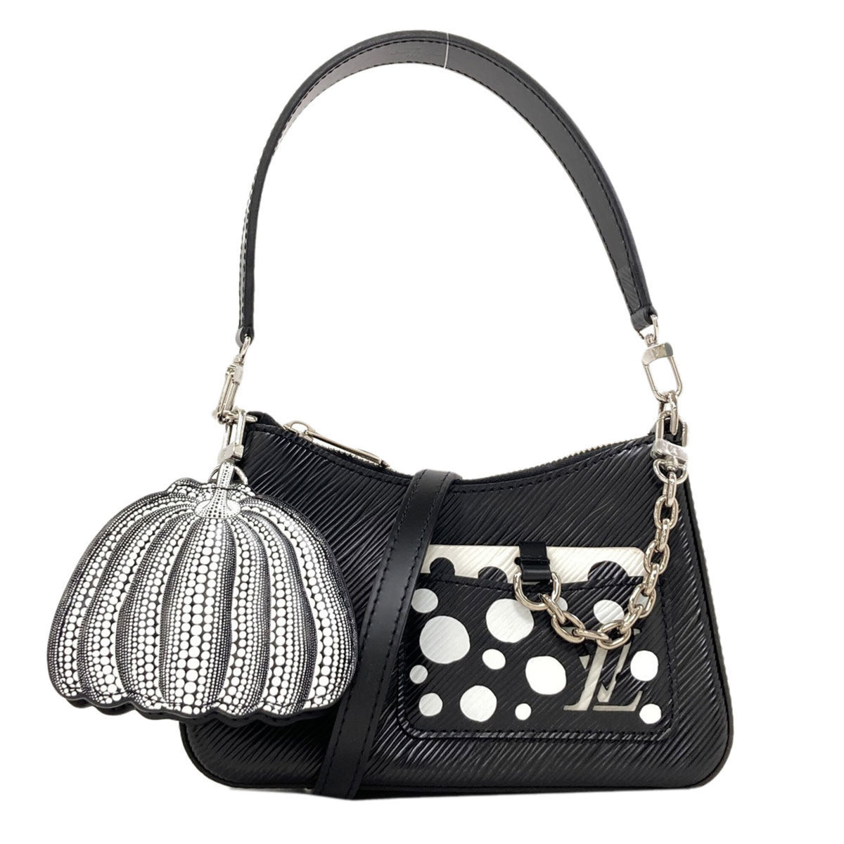 Louis Vuitton Blanc Noir Epi Leather Handbag (Pre-Owned)