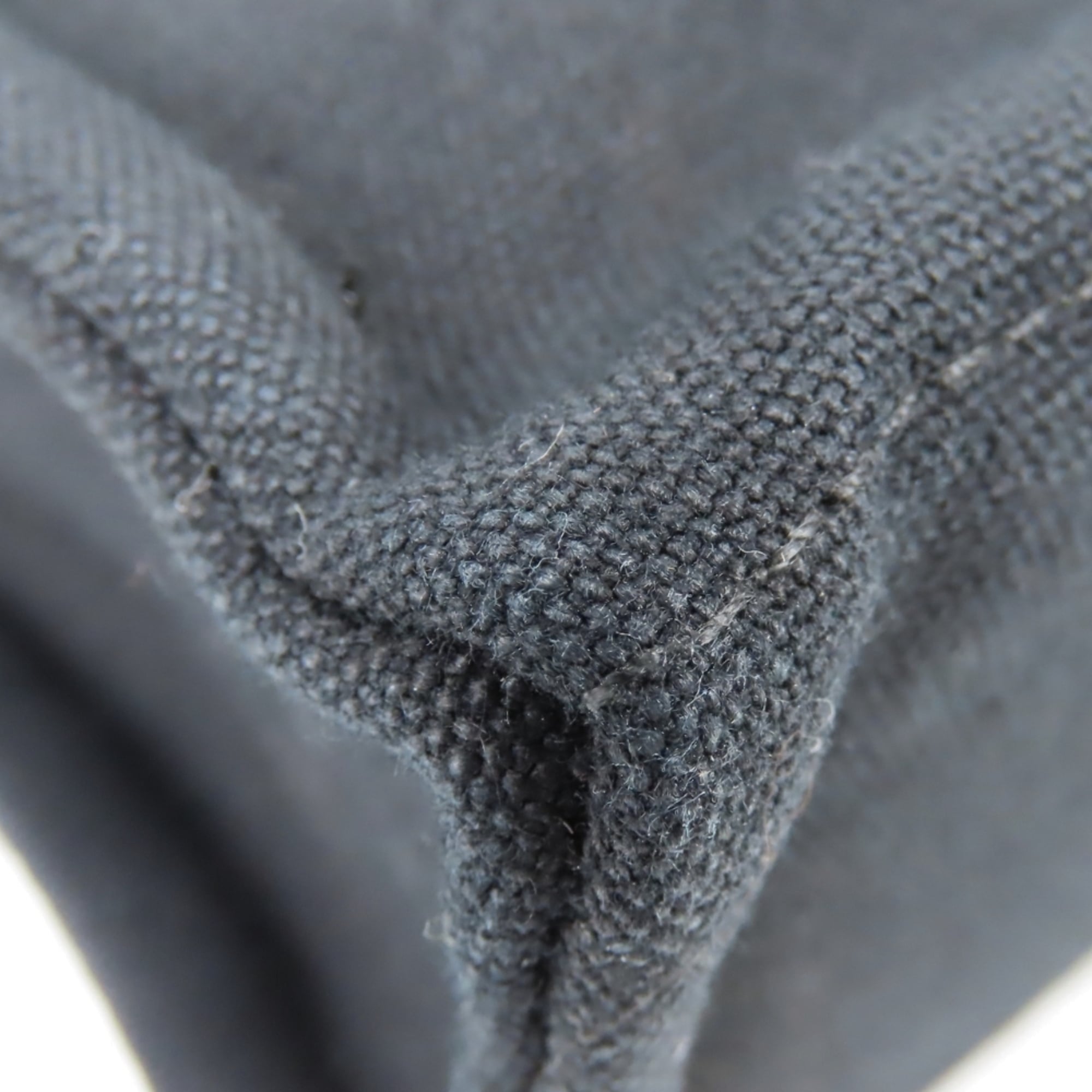 Hermes Black Gray Cotton Canvas Tote Bag (Pre-Owned)