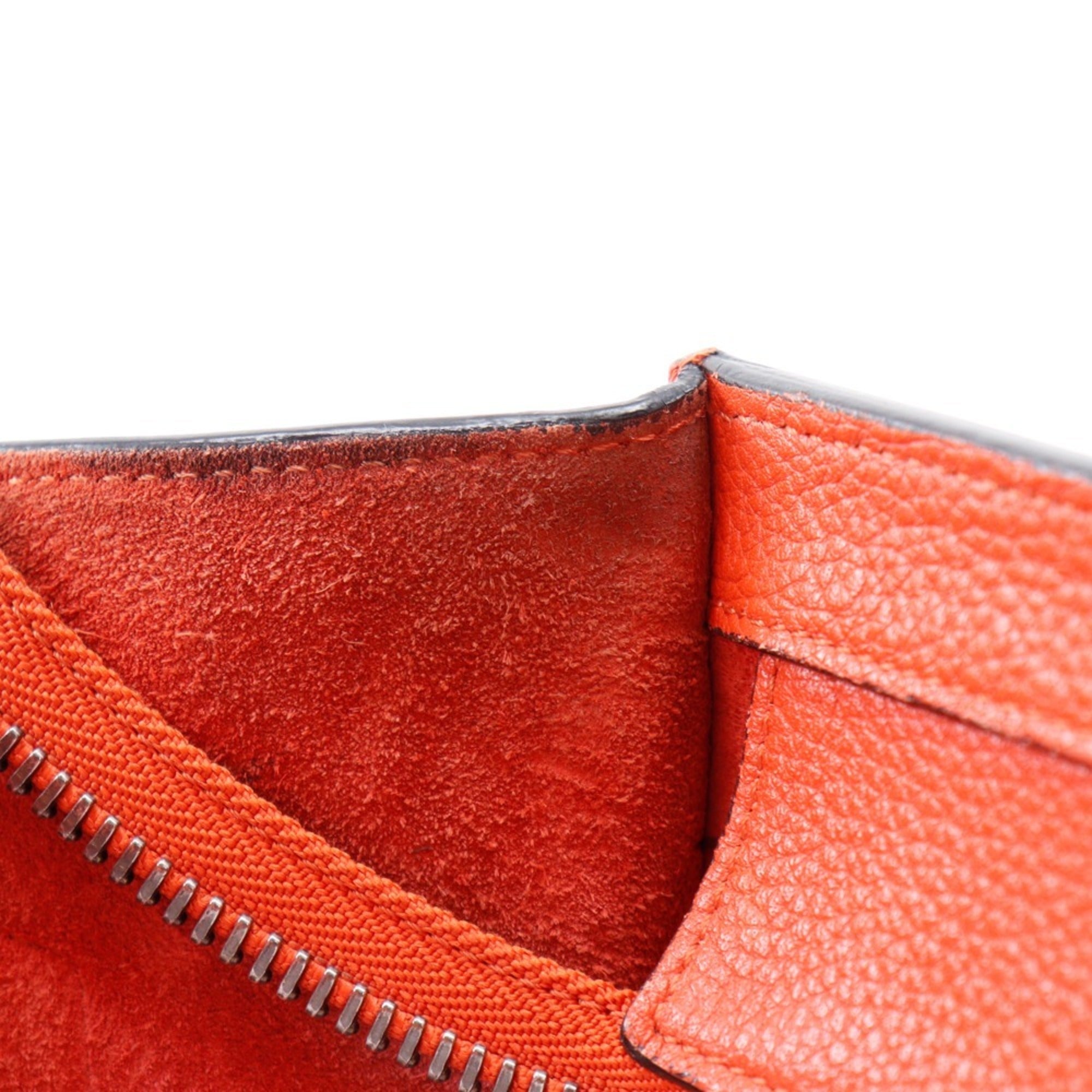 Celine Red Color Leather Handbag (Pre-Owned)