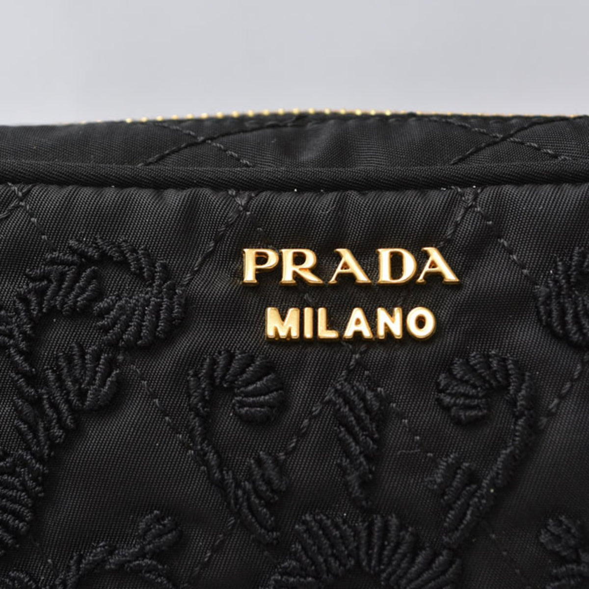 Prada Black Nero Nylon Pouch (Pre-Owned)
