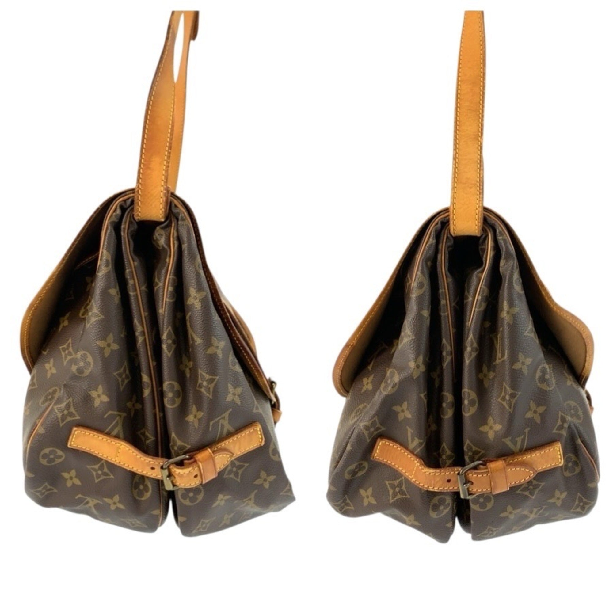 Louis Vuitton Brown Monogram Monogram Messenger Bag Shoulder Bag (Pre-Owned)