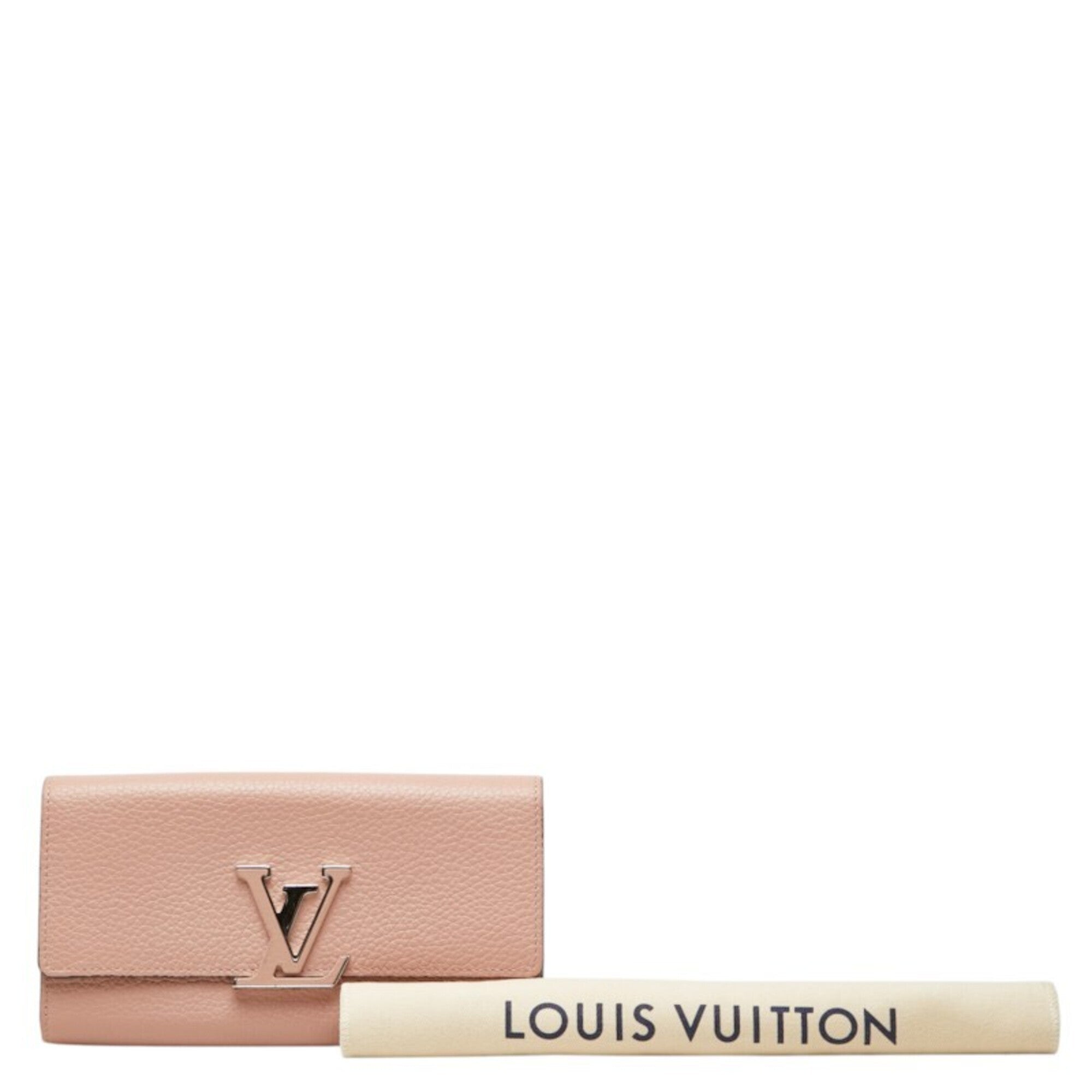 Louis Vuitton Magnolia Pink Long Wallet (Tri-Fold) (Pre-Owned)