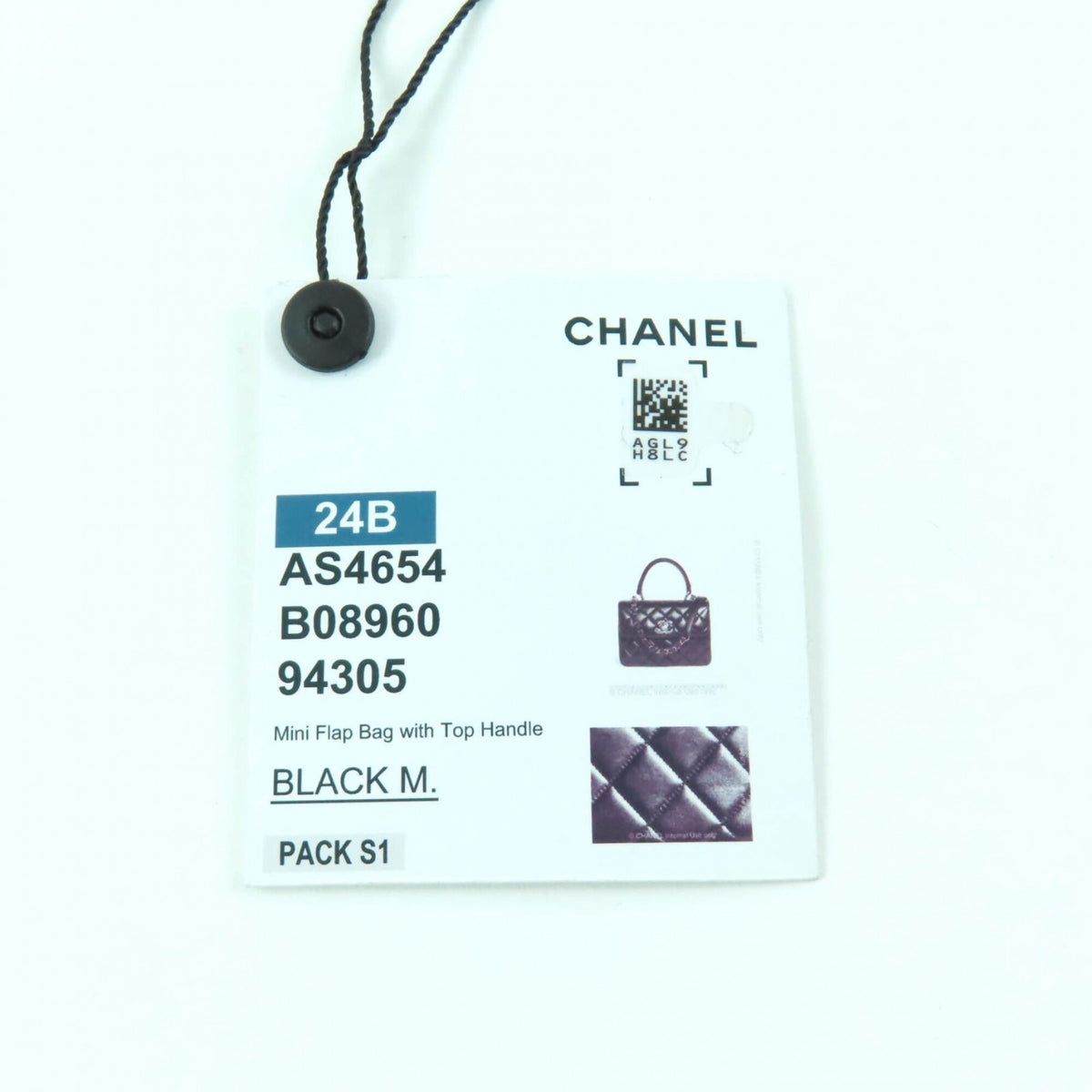 Chanel Black Leather Shoulder Bag (Pre-Owned)