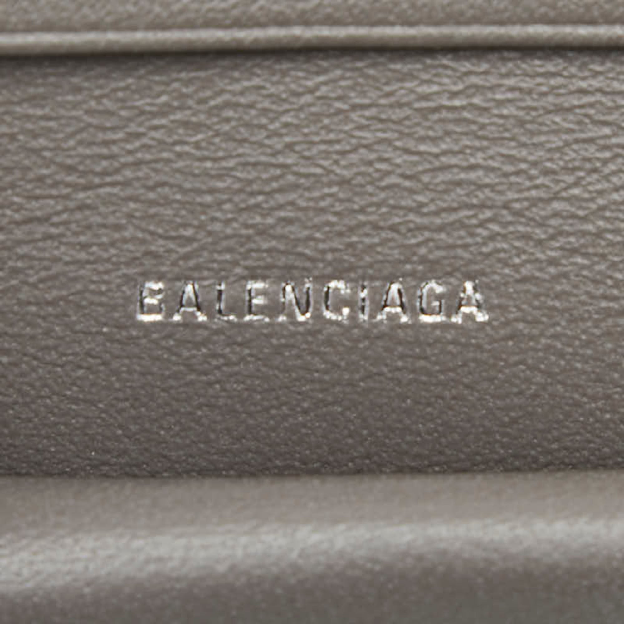 Balenciaga Gray Leather Wallet (Bi-Fold) (Pre-Owned)