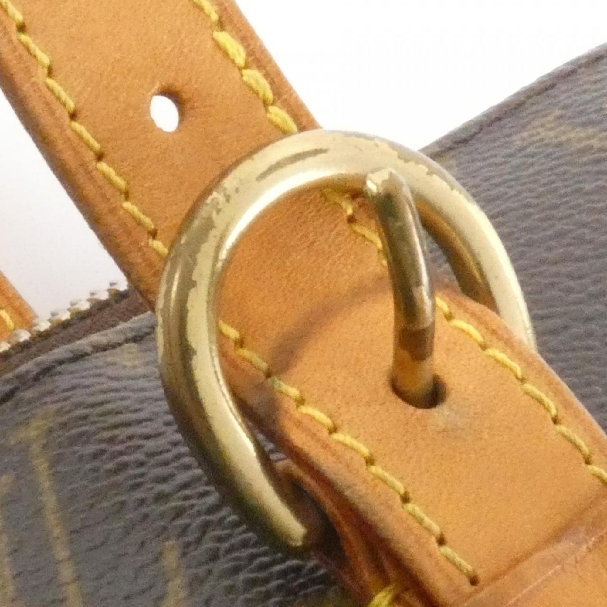 Louis Vuitton Monogram Marron Coated Canvas Shoulder Bag (Pre-Owned)