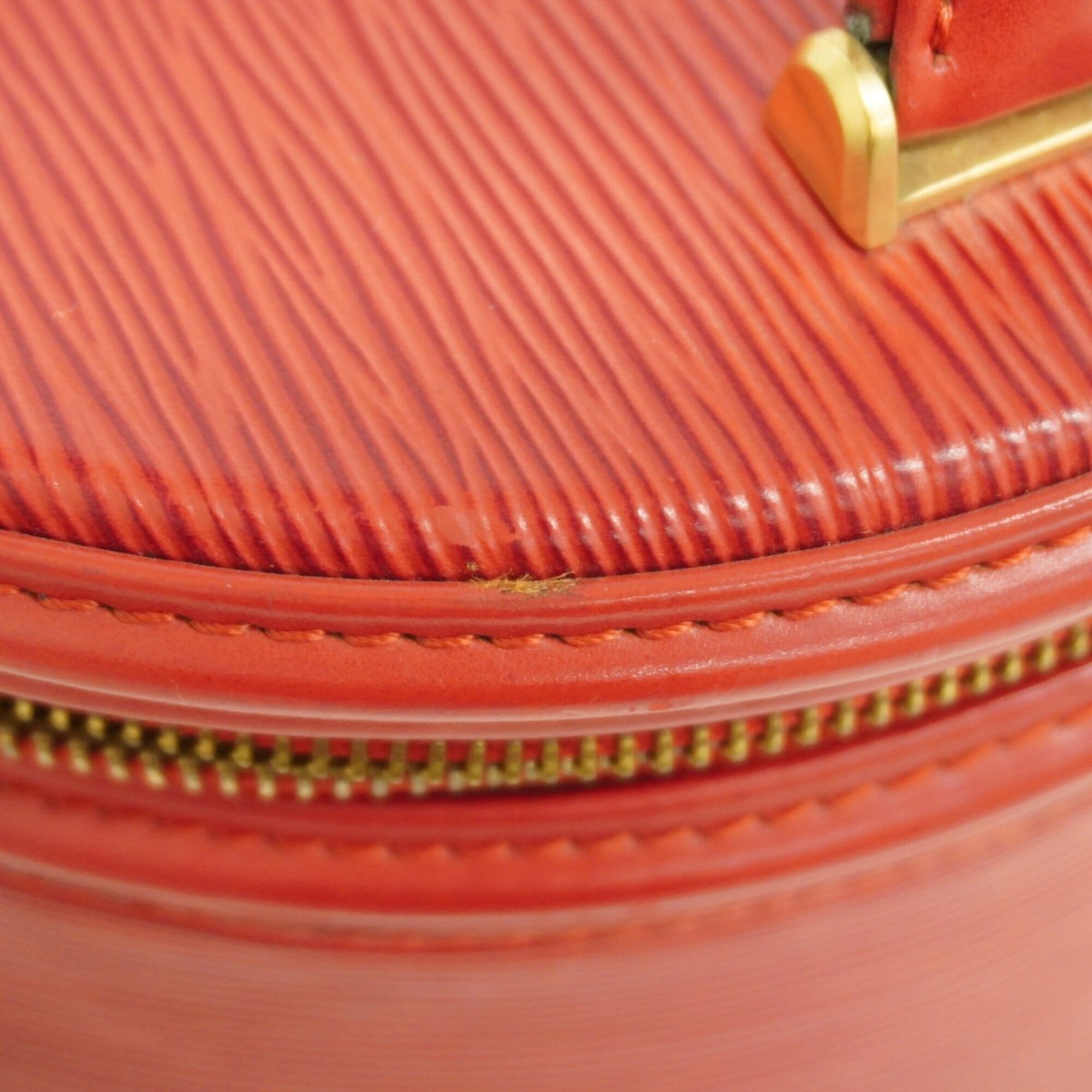 Louis Vuitton Castilian Red Handbag (Pre-Owned)