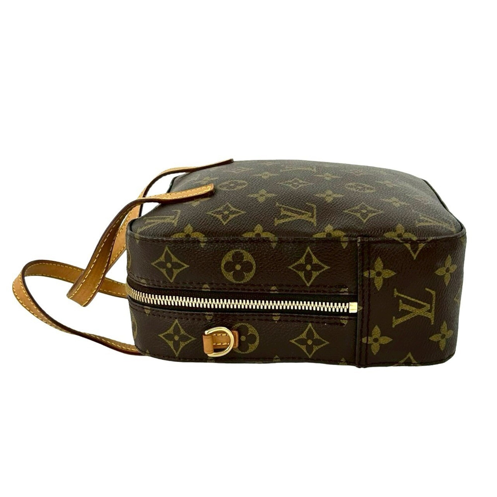 Louis Vuitton Brown Pvc Leather Pochette Shoulder Bag (Pre-Owned)