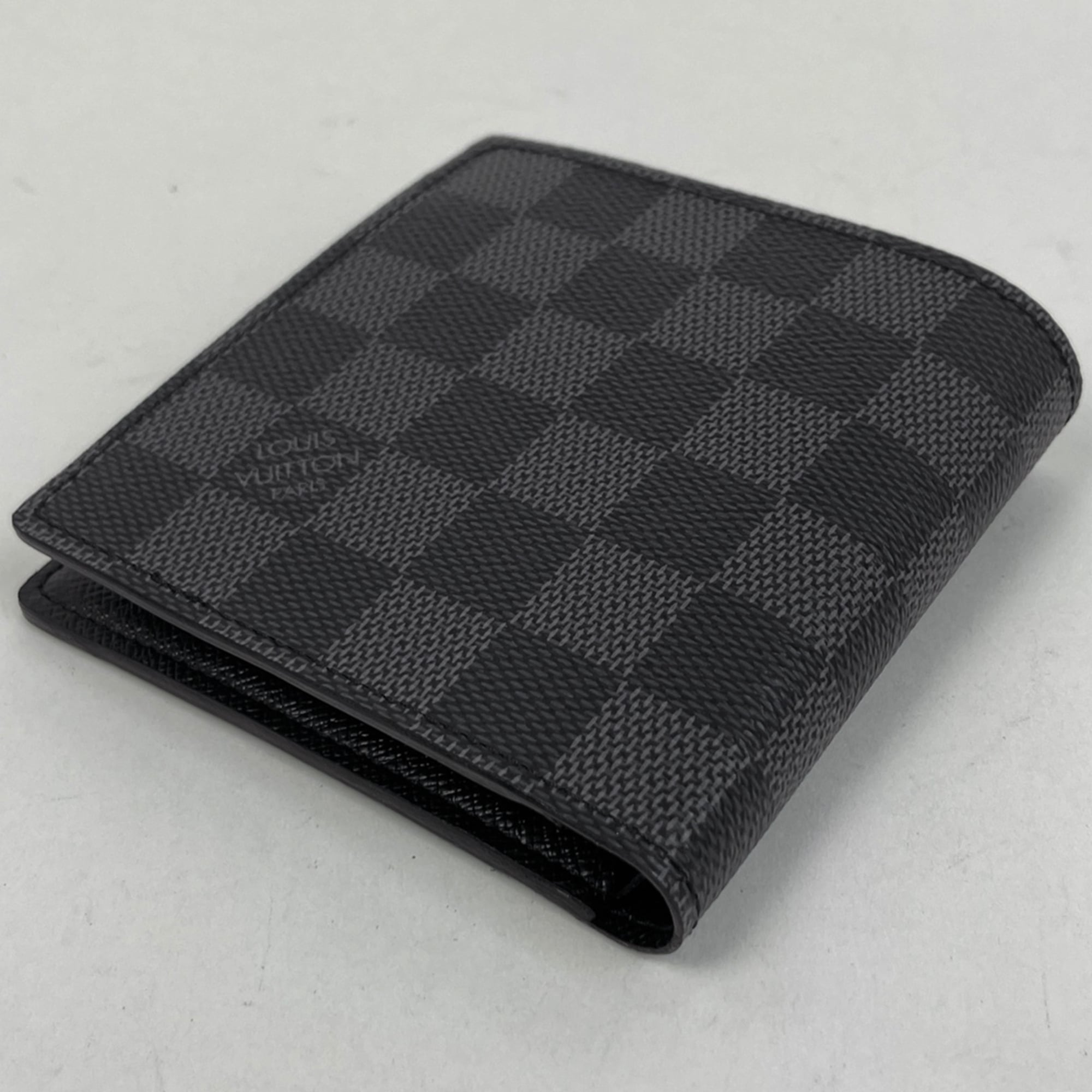 Louis Vuitton Black Damier Graphite Wallet (Bi-Fold) (Pre-Owned)