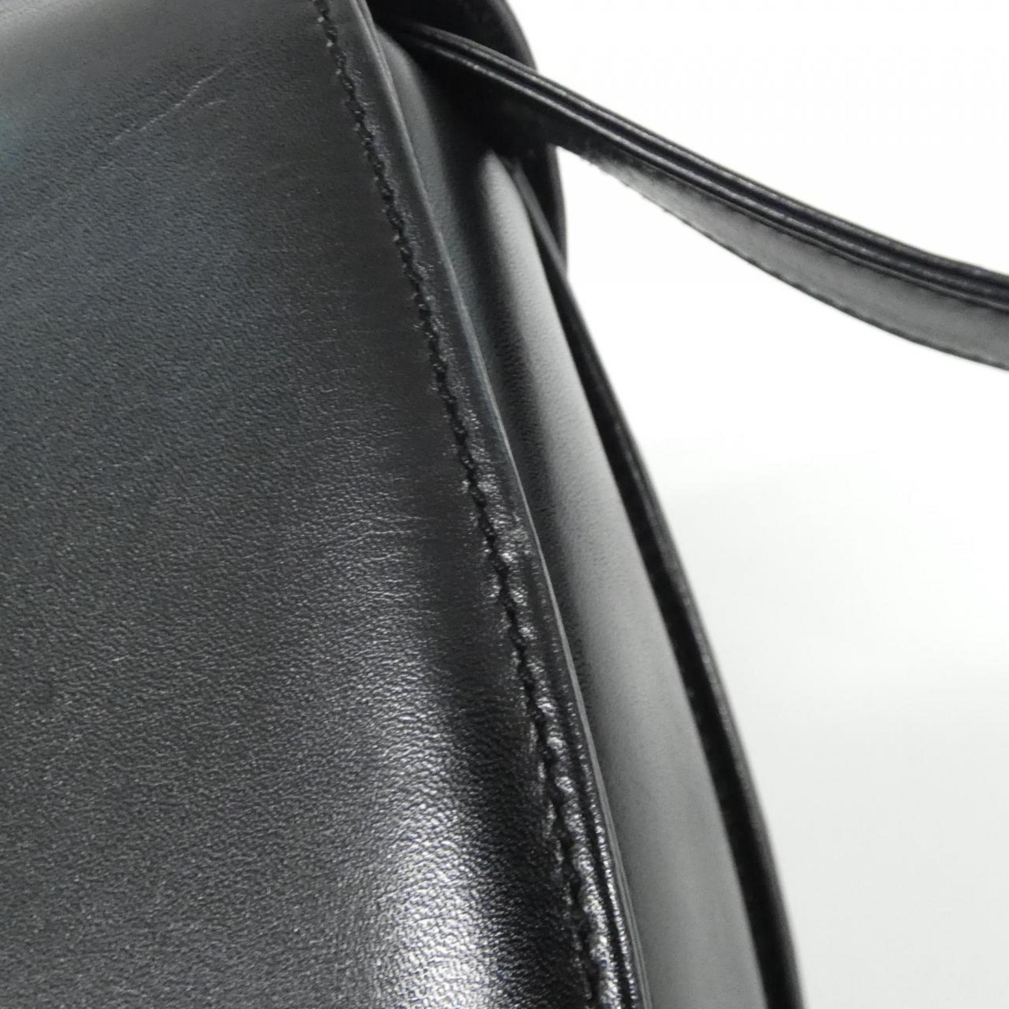 Gucci Black Leather Handbag (Pre-Owned)