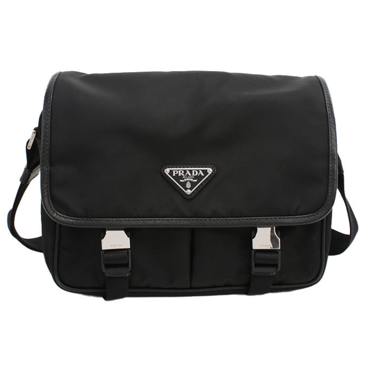 Prada Black Nylon Shoulder Bag (Pre-Owned)