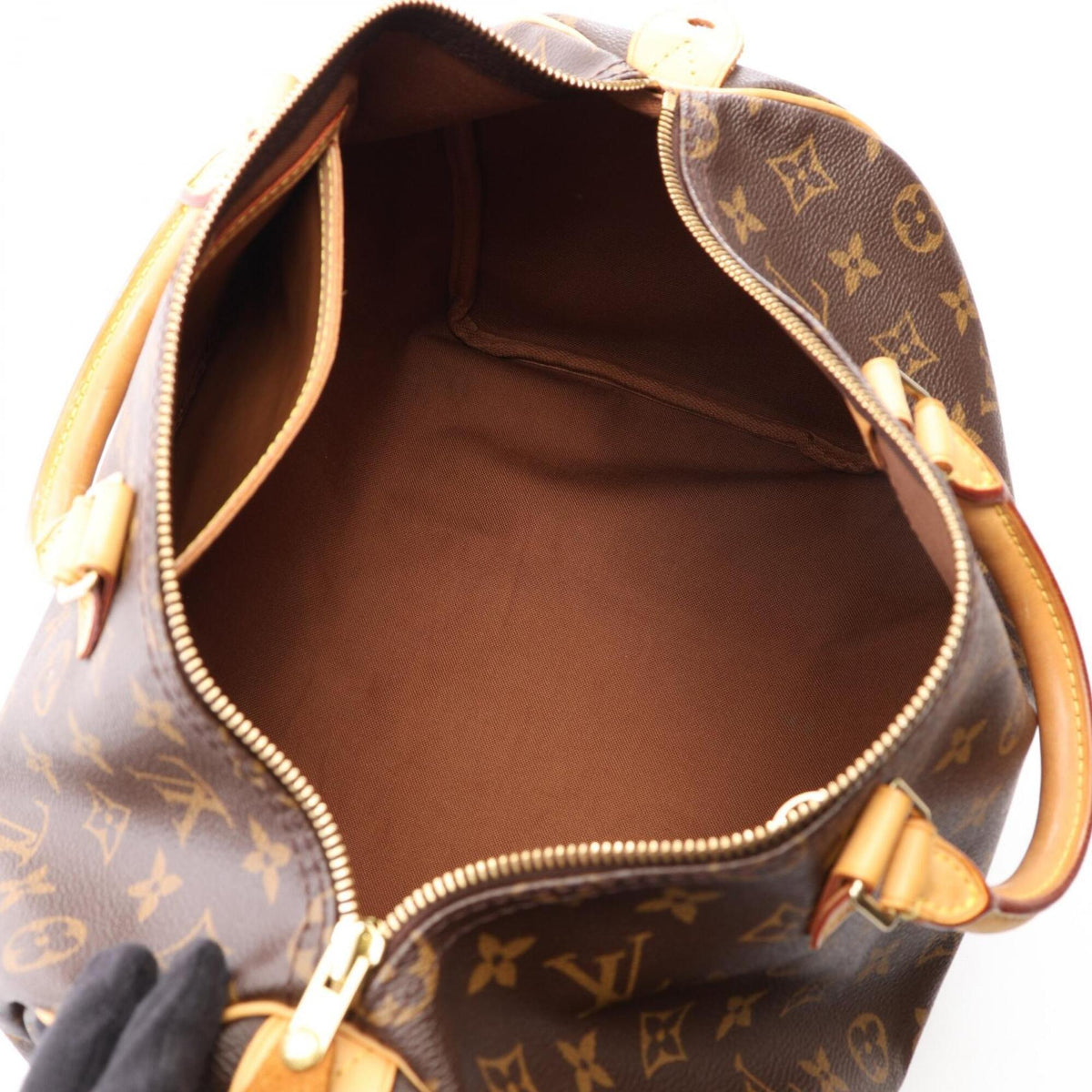 Louis Vuitton Brown Coated Canvas Pvc Leather Handbag (Pre-Owned)