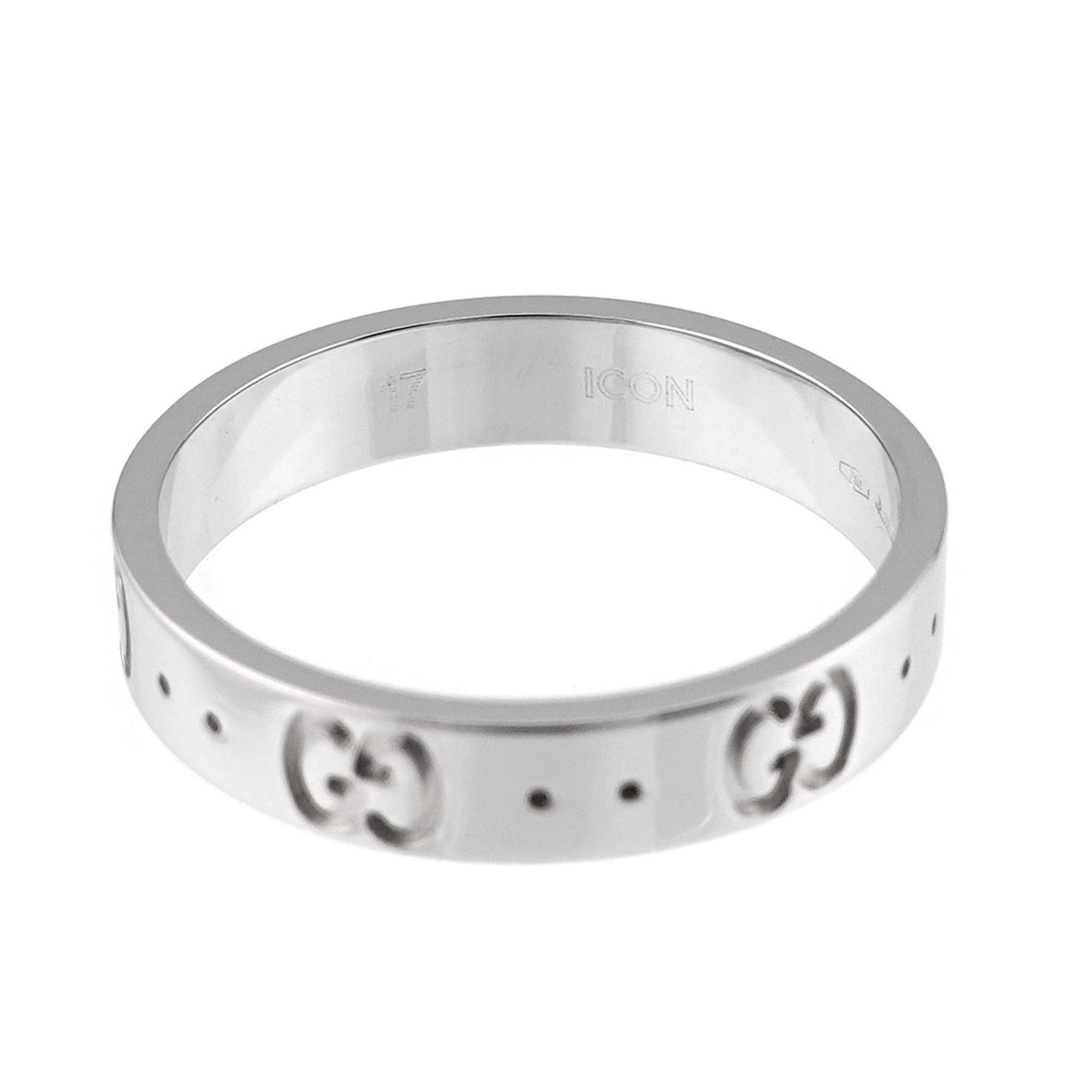 Gucci White Gold (18K) Band Ring (Pre-Owned)