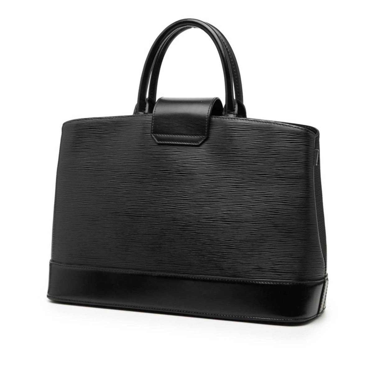 Louis Vuitton Black Noir Leather Handbag Shoulder Bag (Pre-Owned)