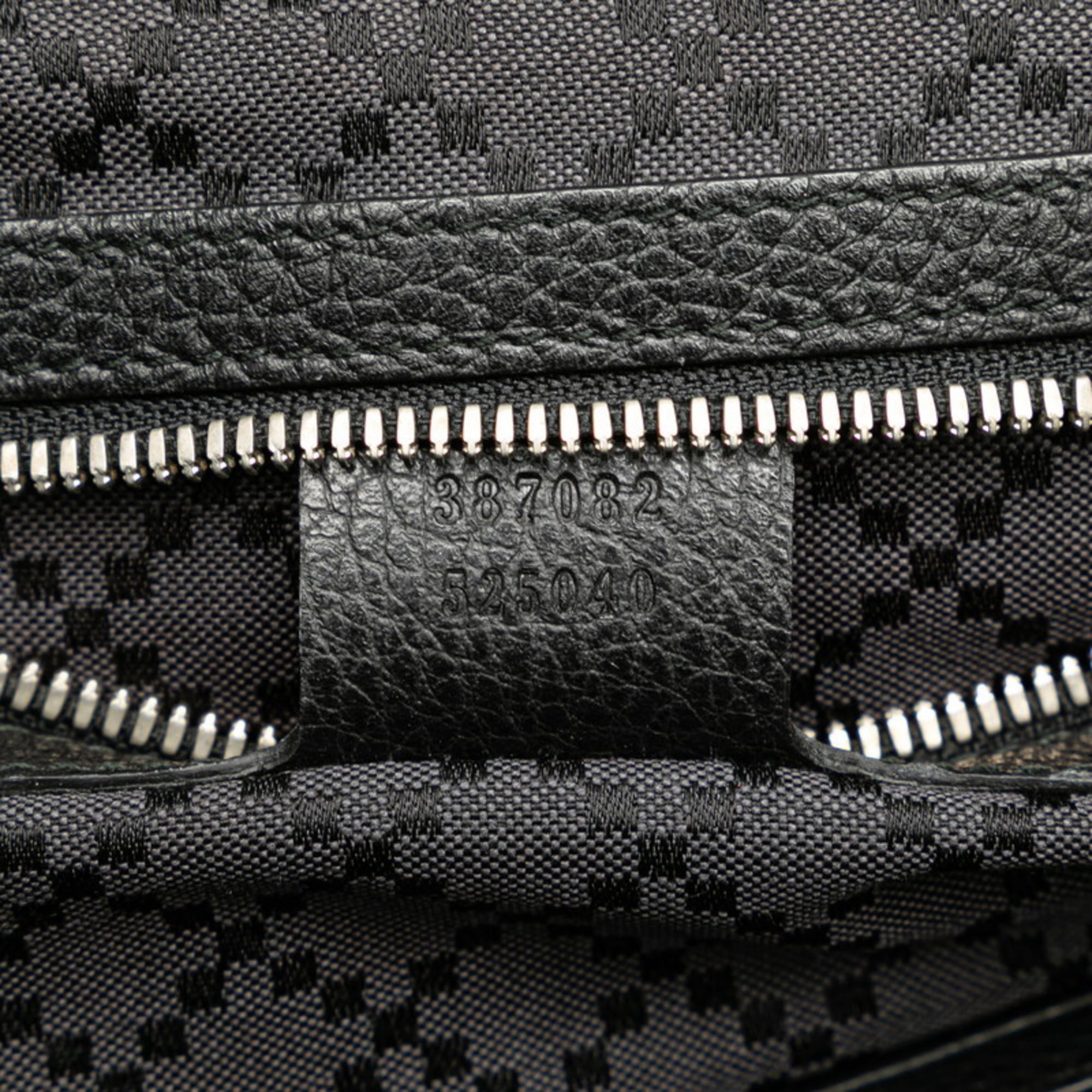 Gucci Black Leather Clutch Bag (Pre-Owned)