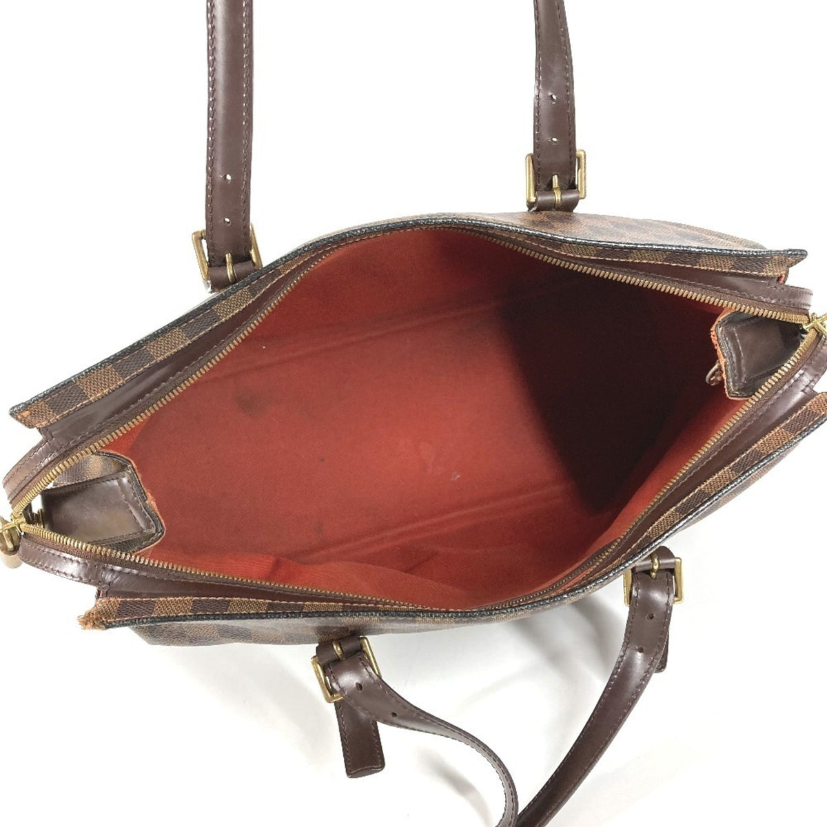 Louis Vuitton Brown Ebene Damier Canvas Shoulder Bag Tote Bag (Pre-Owned)