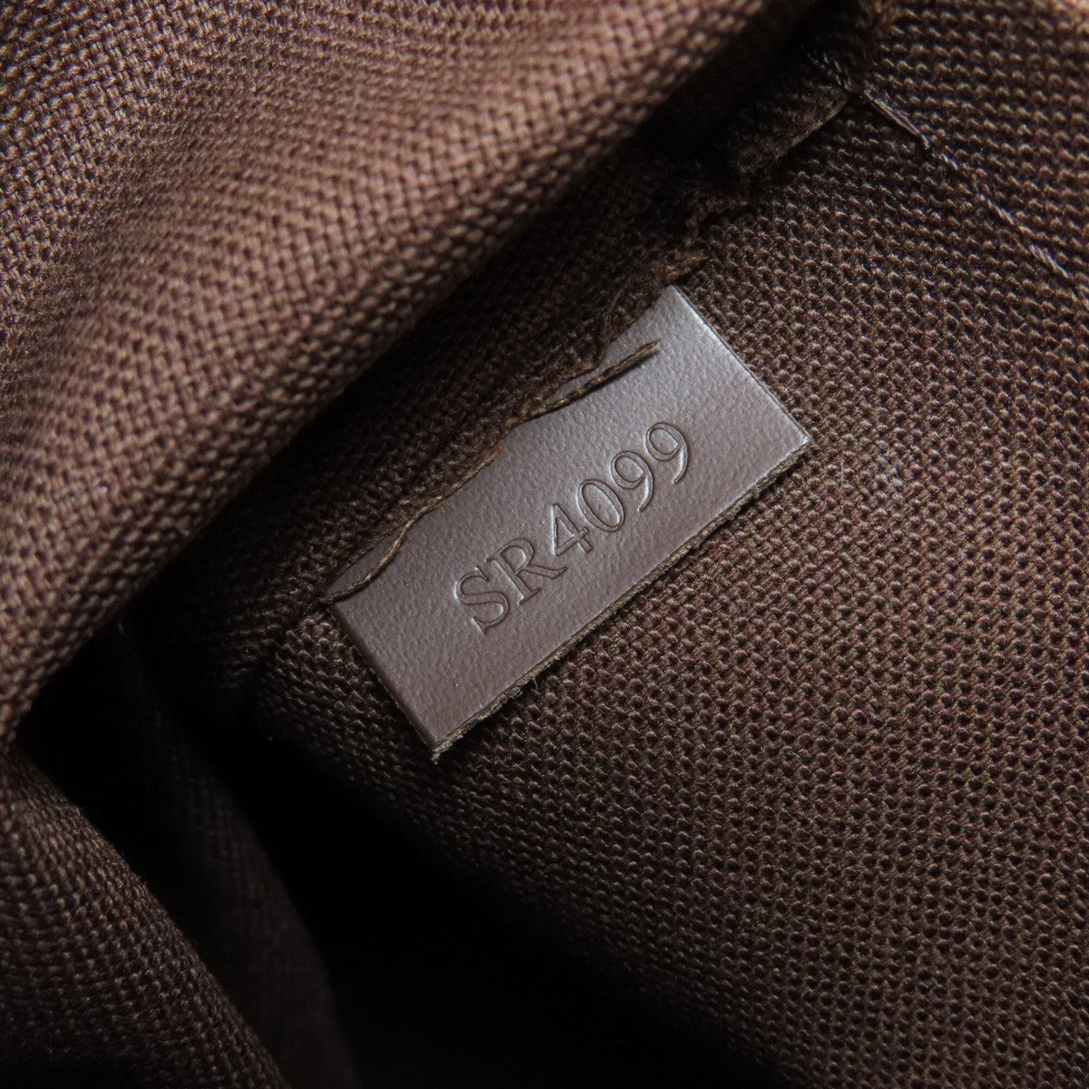 Louis Vuitton Brown Damier Canvas Ebene Damier Canvas Shoulder Bag (Pre-Owned)