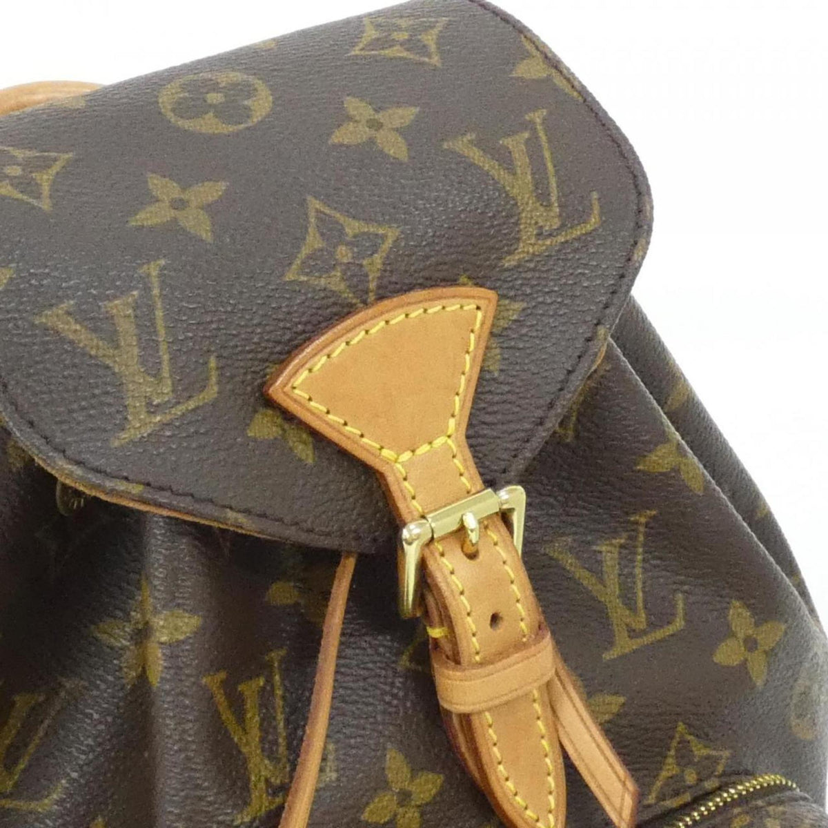 Louis Vuitton Marron Coated Canvas Backpack (Pre-Owned)