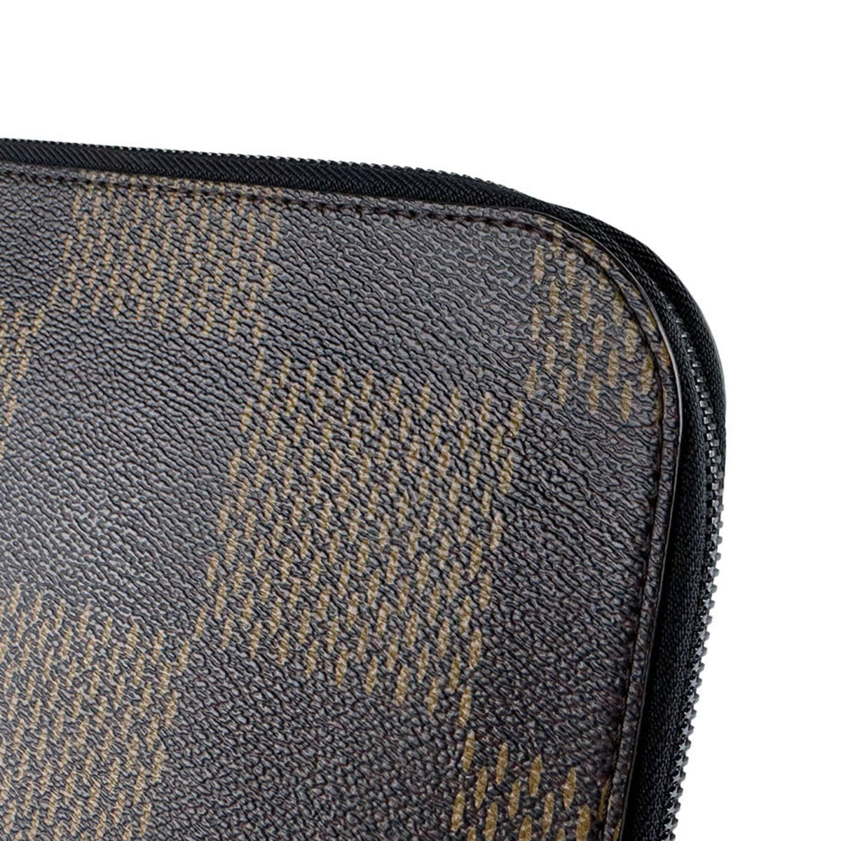 Louis Vuitton Damier Canvas Ebene Clutch Bag Pochette (Pre-Owned)
