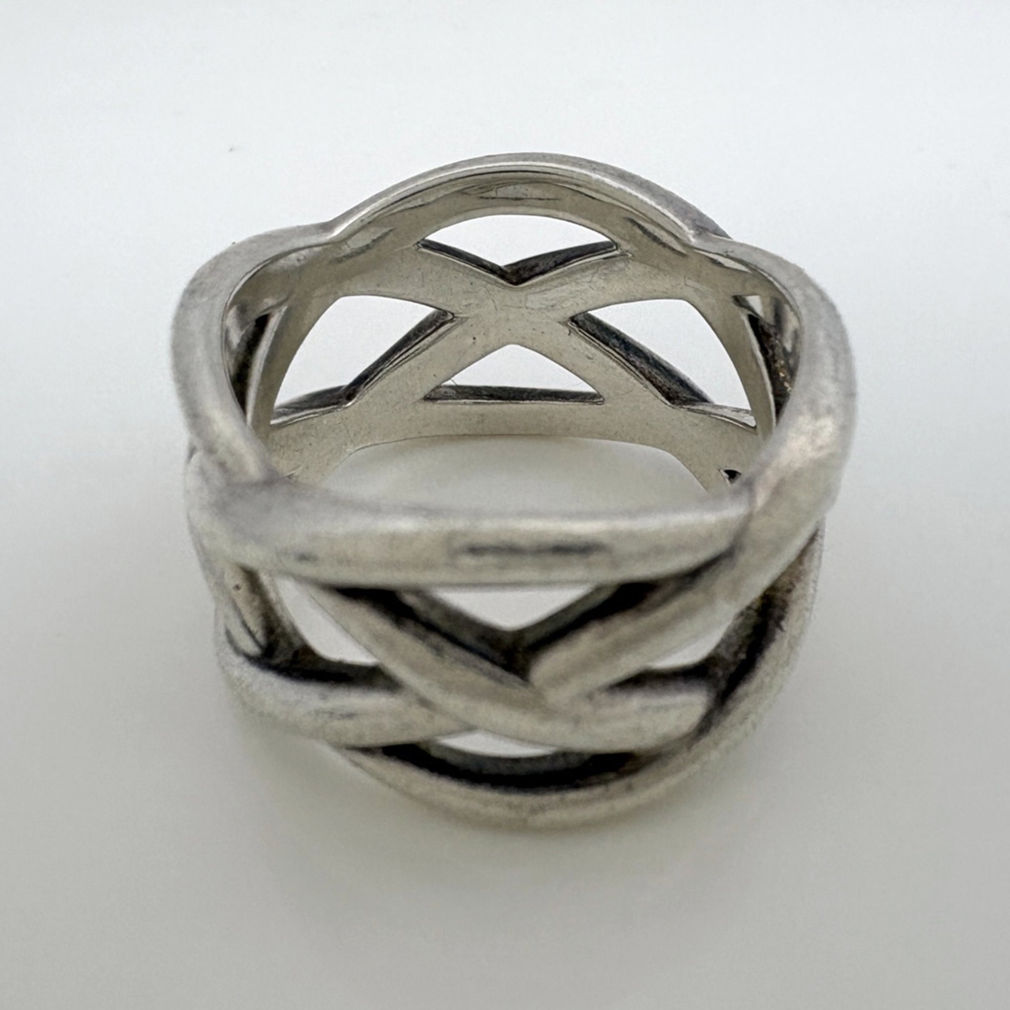 Tiffany Silver 925 Band Ring (Pre-Owned)