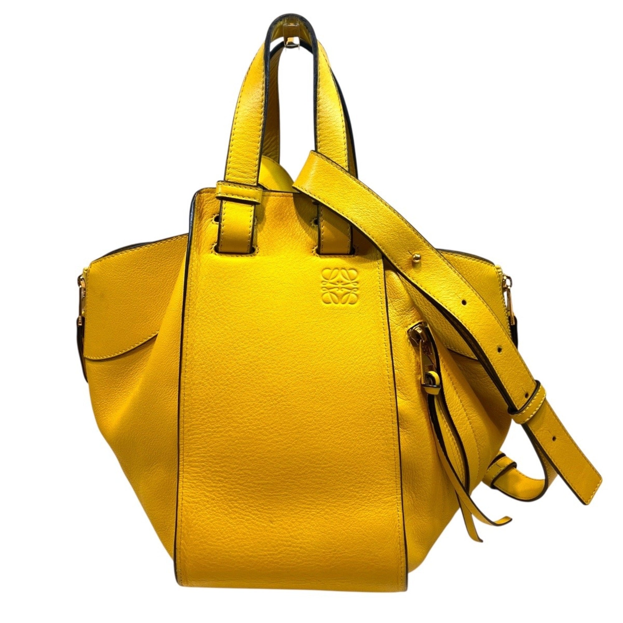 Loewe Yellow Leather Handbag (Pre-Owned)