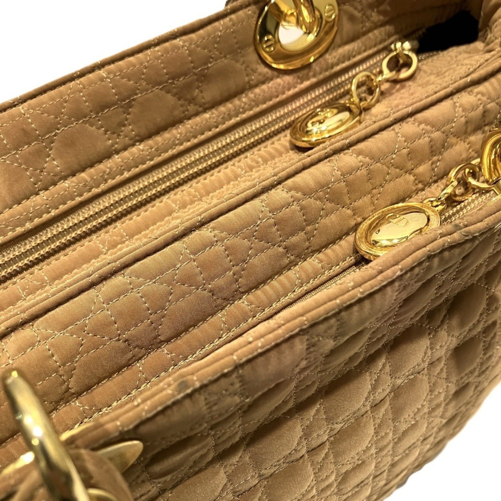 Christian Dior Brown Nylon Handbag (Pre-Owned)