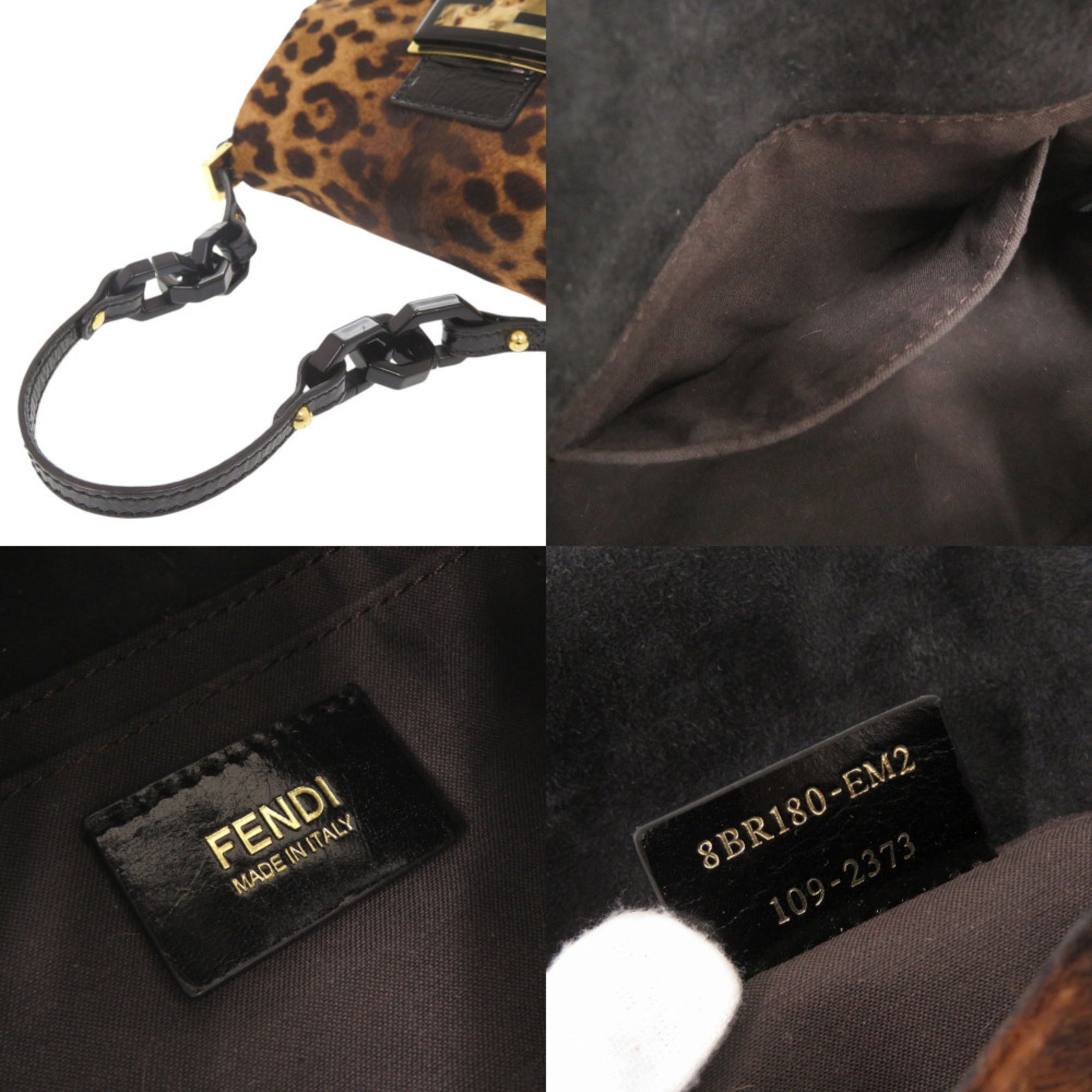 Fendi Brown Handbag Shoulder Bag (Pre-Owned)