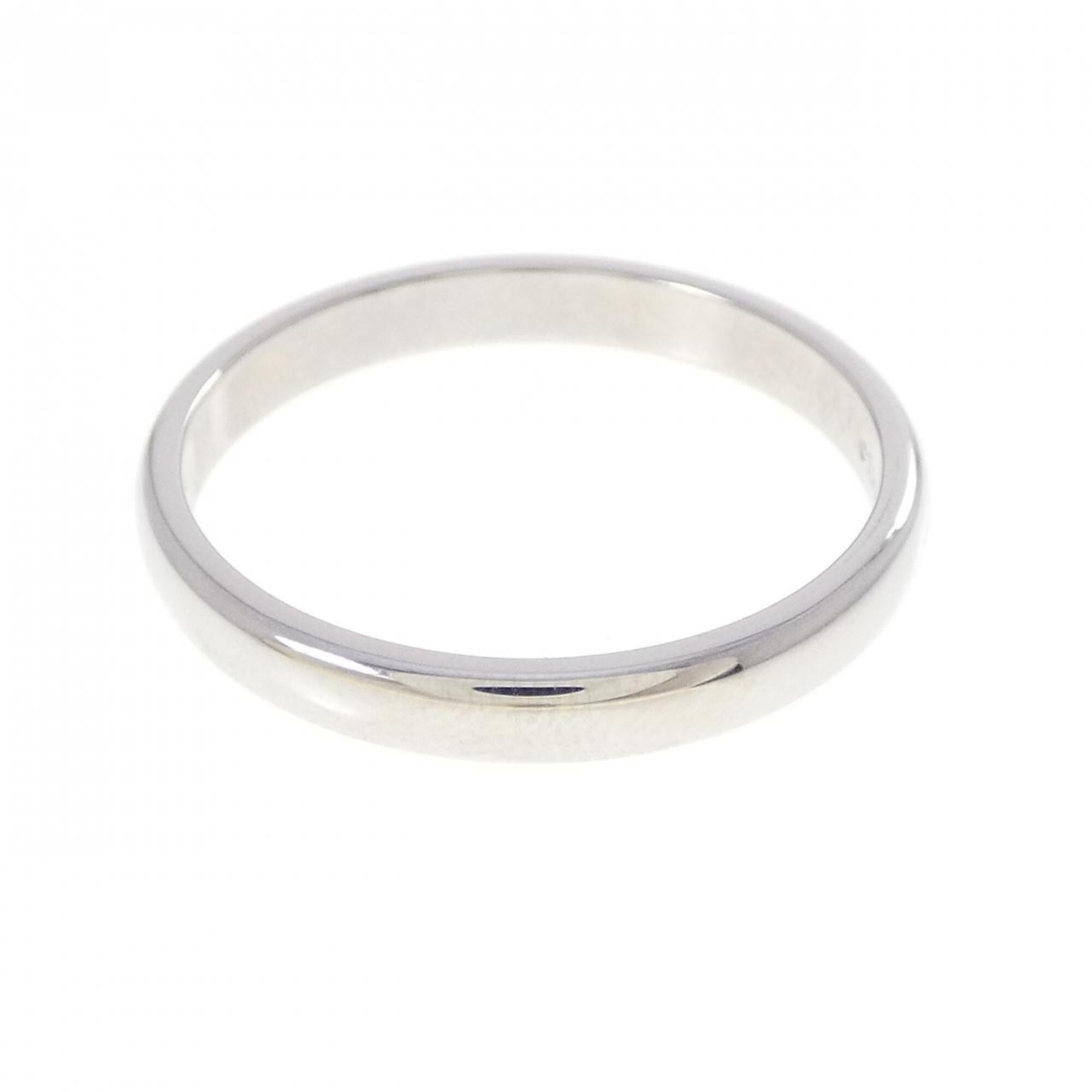 Tiffany Silver Platinum 950 Band Ring (Pre-Owned)