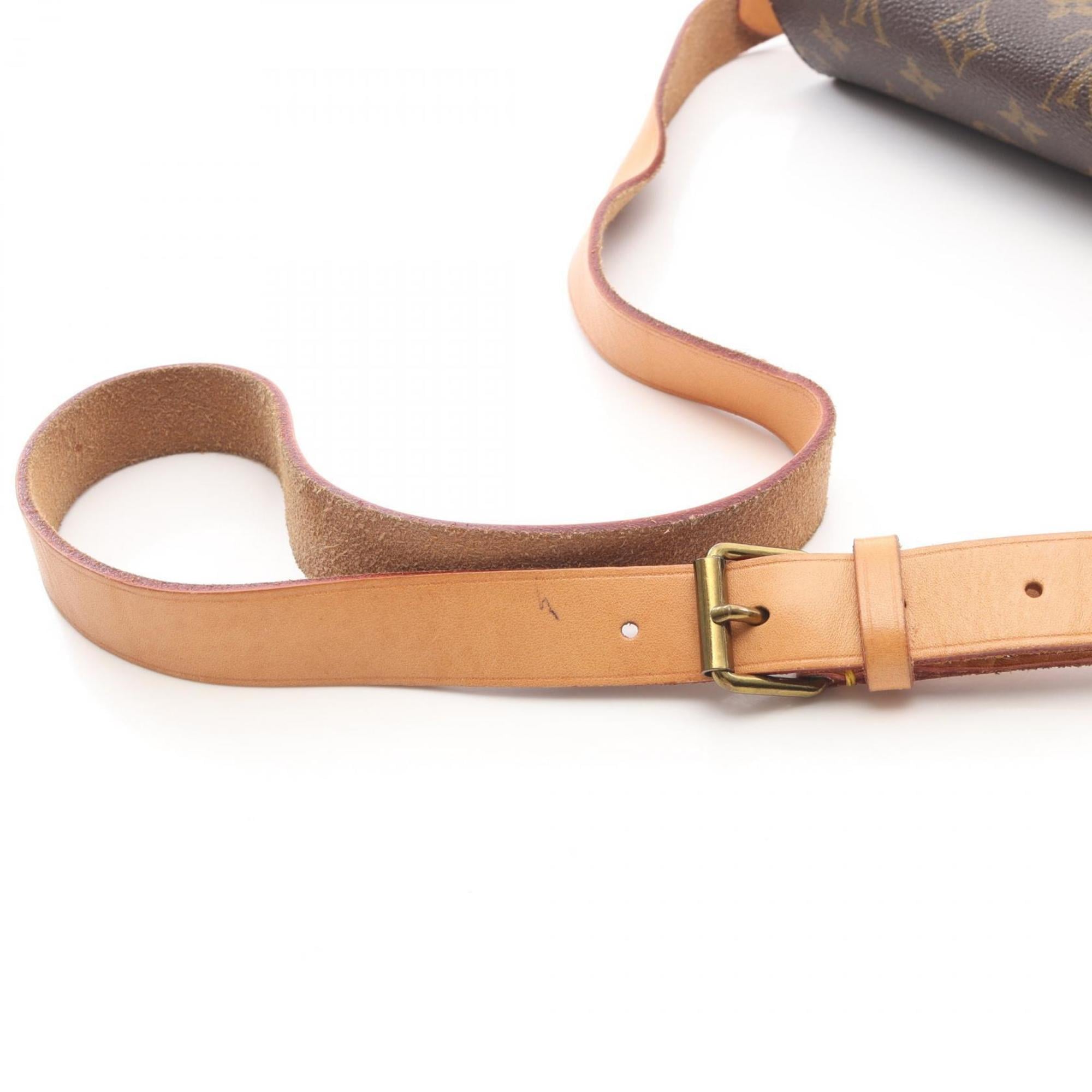 Louis Vuitton Brown Coated Canvas Pvc Monogram Leather Handbag Shoulder Bag (Pre-Owned)