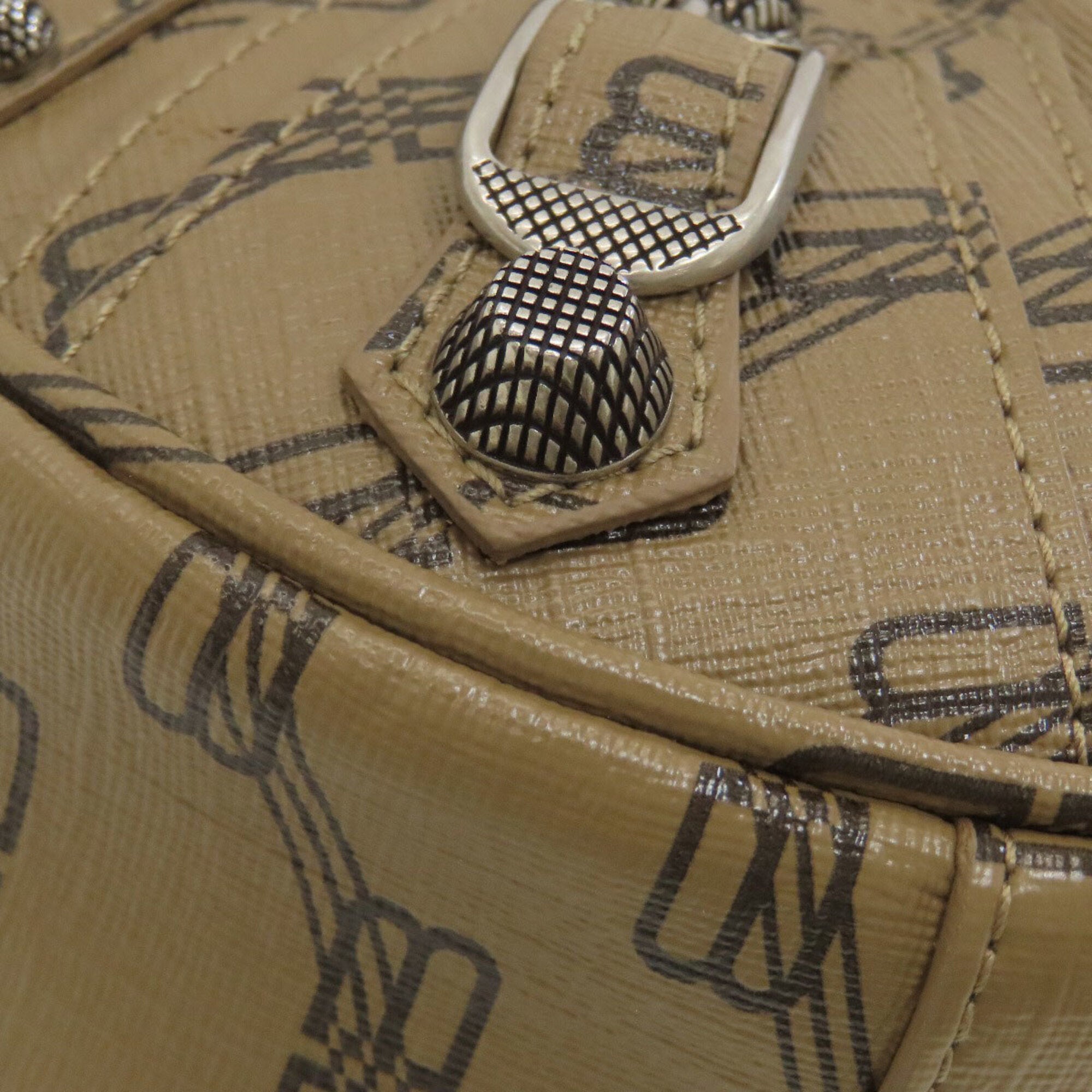 Balenciaga Brown Coated Canvas Handbag (Pre-Owned)