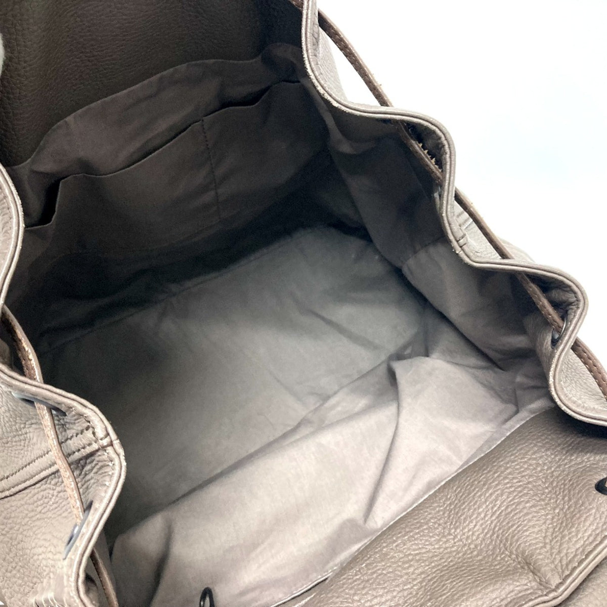Bottega Veneta Brown Leather Backpack (Pre-Owned)