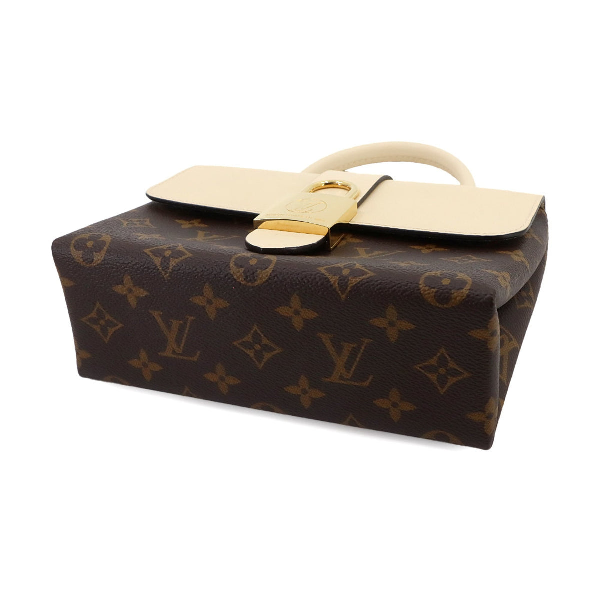 Louis Vuitton Monogram Monogram Canvas Leather Handbag (Pre-Owned)