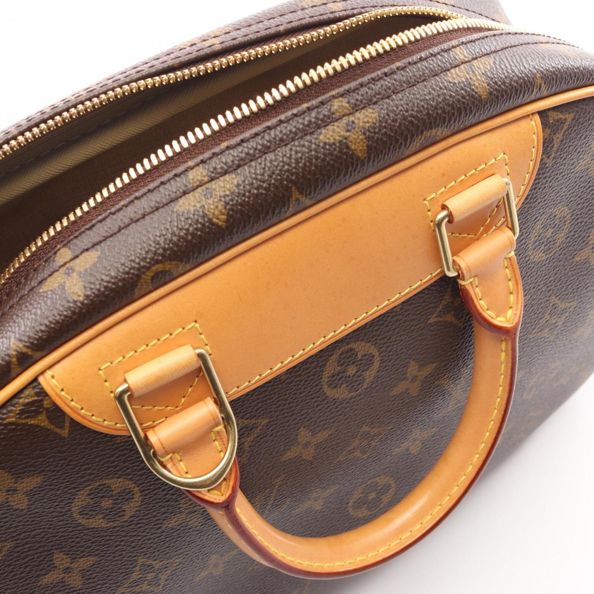 Louis Vuitton Brown Coated Canvas Leather Handbag (Pre-Owned)