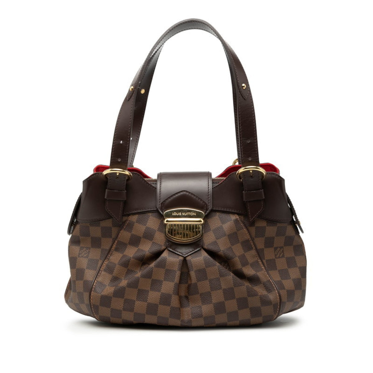 Louis Vuitton Brown Pvc Leather Handbag (Pre-Owned)