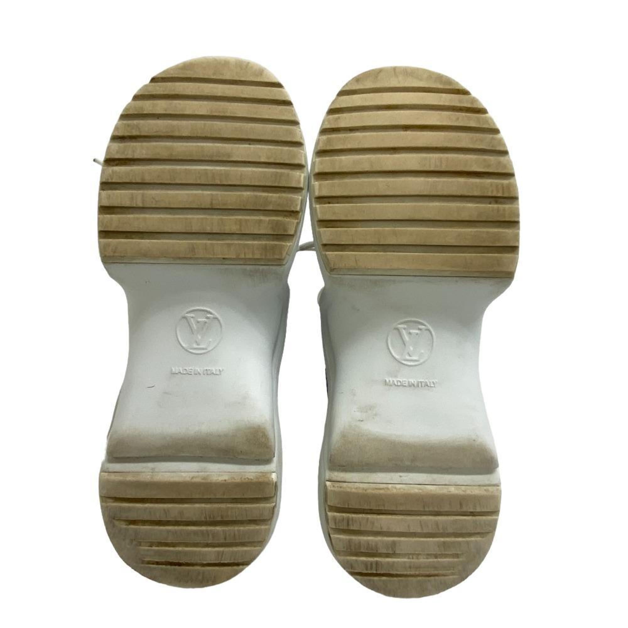 Louis Vuitton Brown White Sneakers (Pre-Owned)