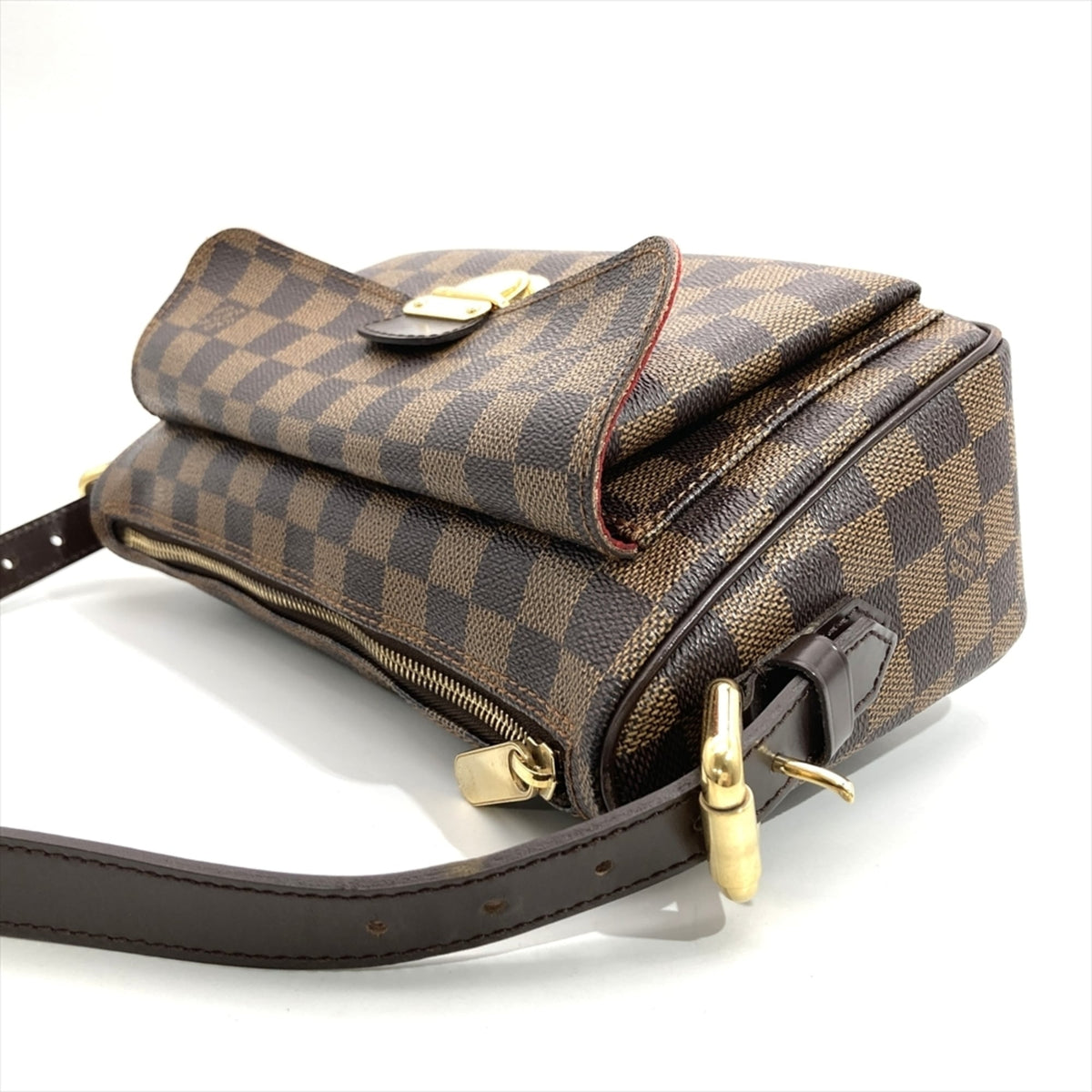Louis Vuitton Damier Brown Damier Canvas Ebene Shoulder Bag (Pre-Owned)