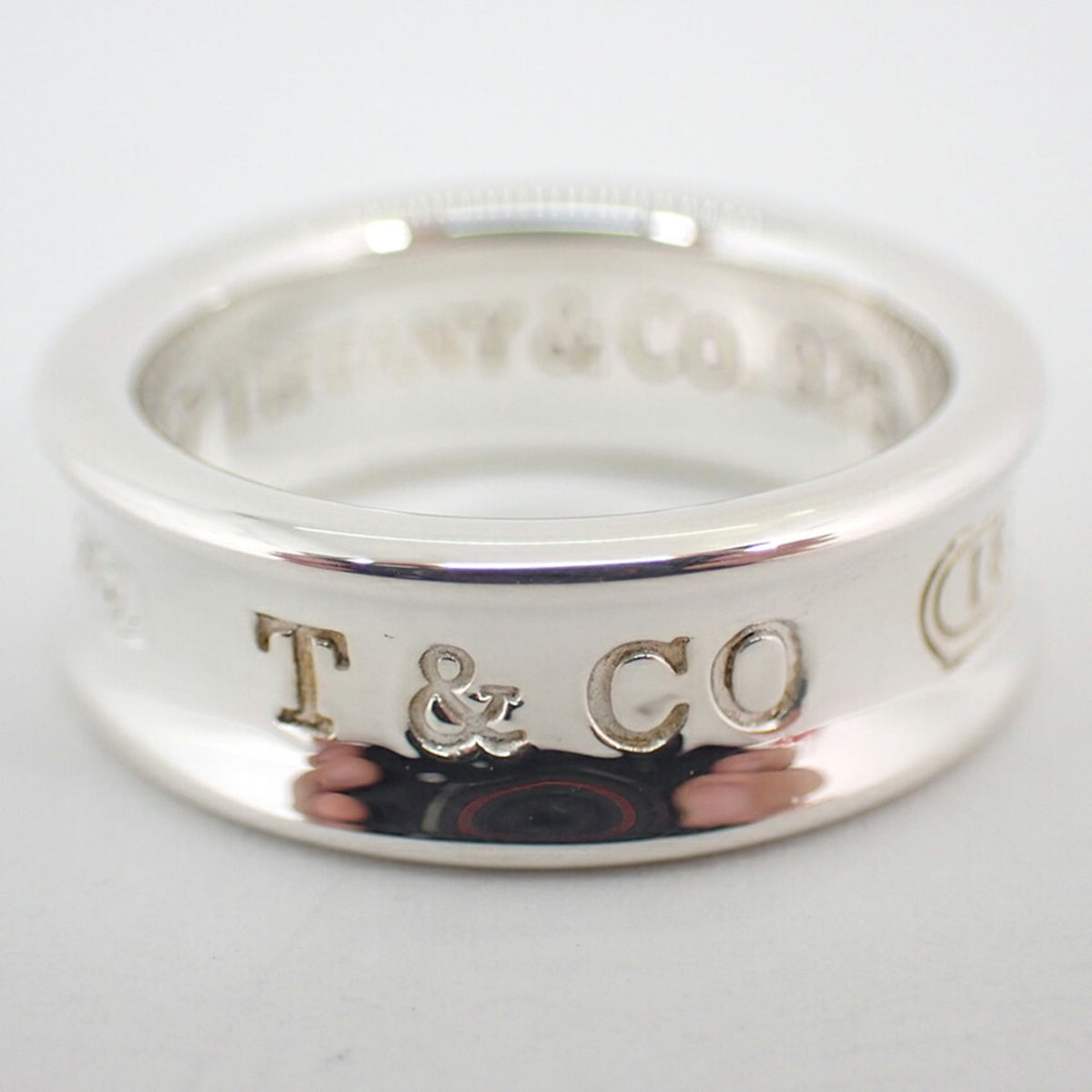 Tiffany Sterling Silver 925 Band Ring (Pre-Owned)