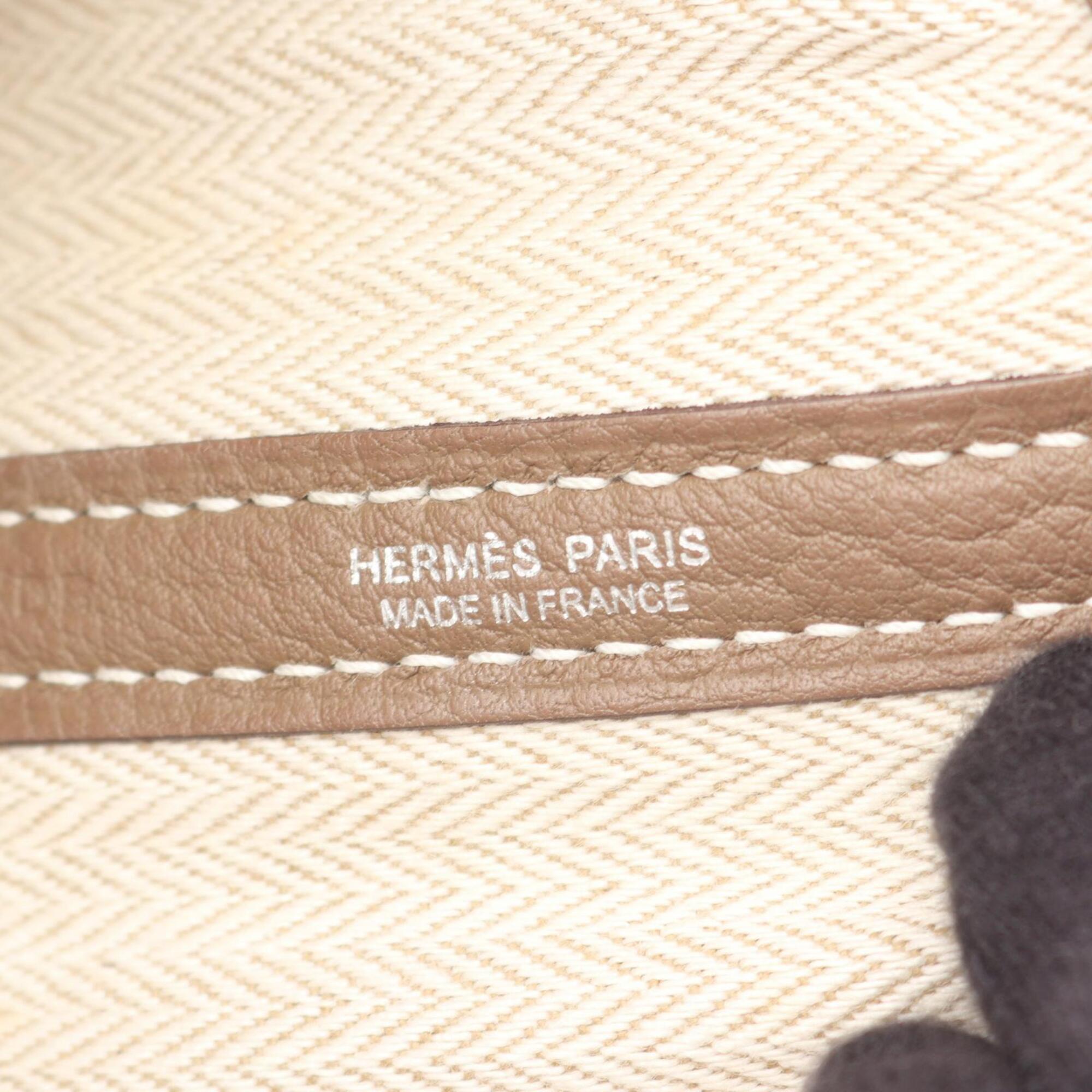 Hermes Etoupe Gray Gray Negonda Leather Handbag Tote Bag (Pre-Owned)