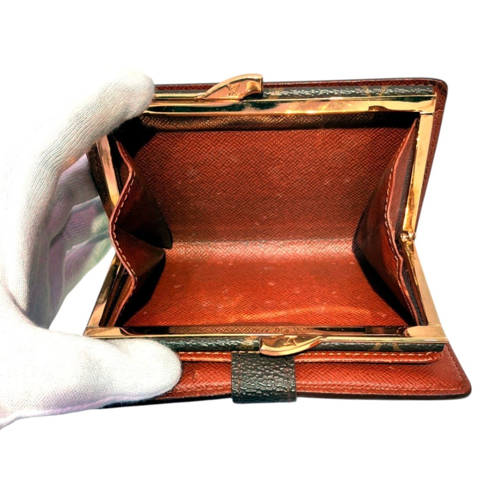 Louis Vuitton Brown Monogram Wallet (Bi-Fold) (Pre-Owned)