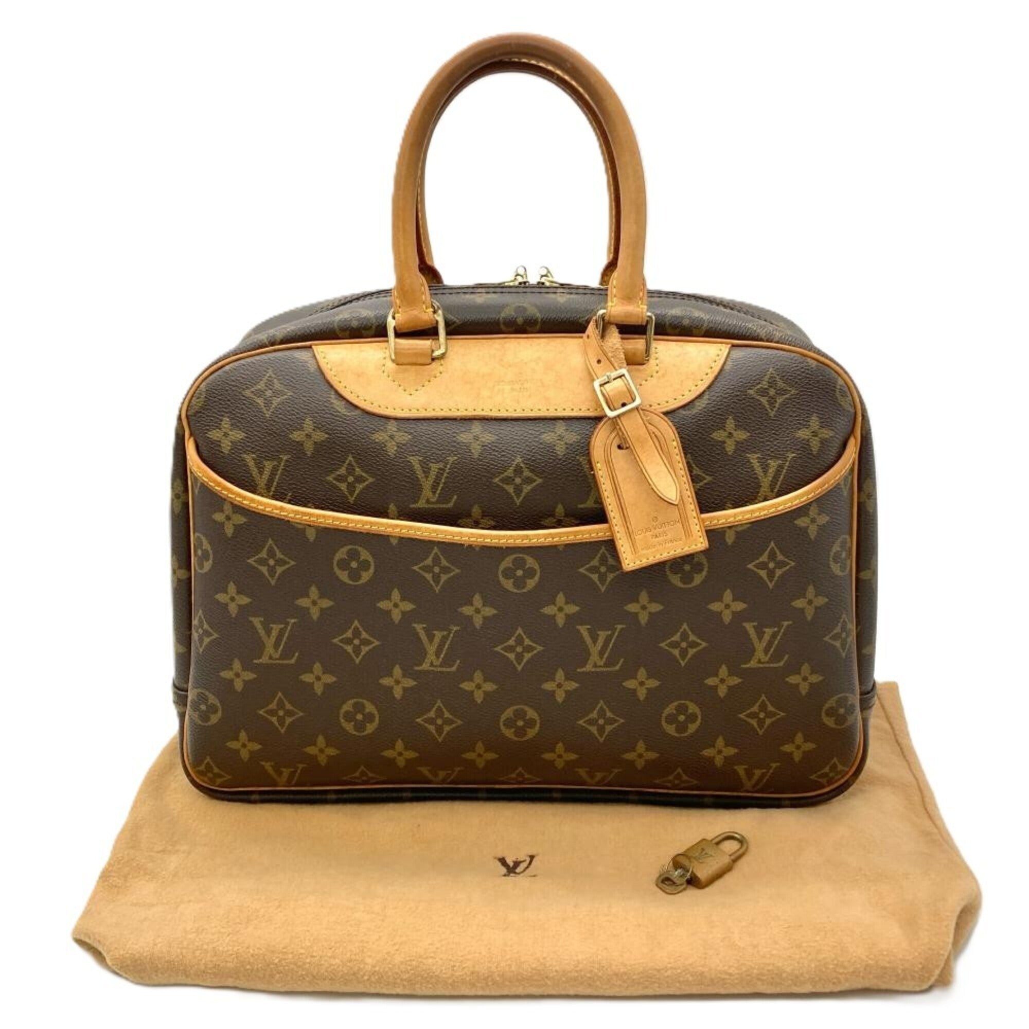 Louis Vuitton Brown Monogram Canvas Handbag (Pre-Owned)