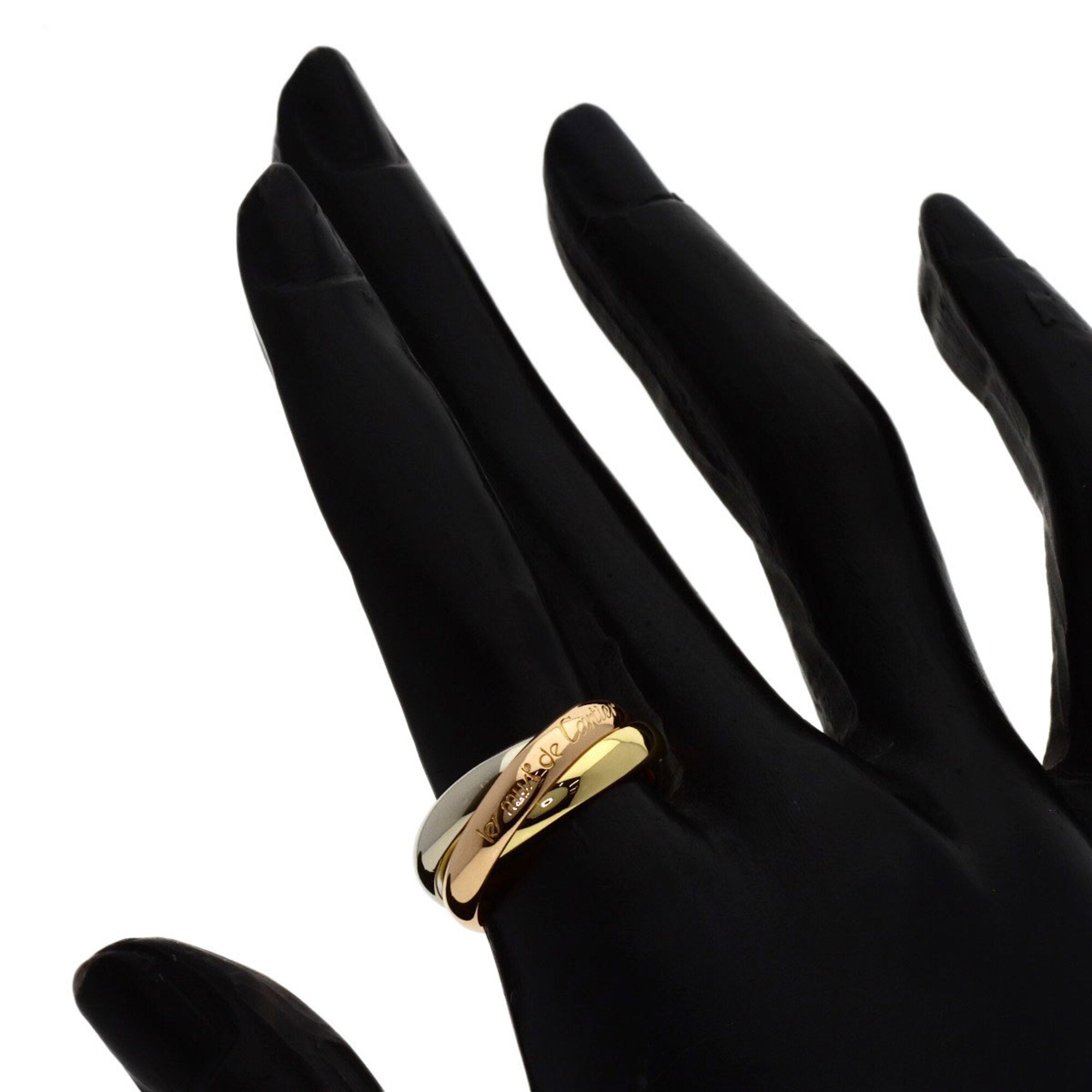 Cartier Yellow Gold (18K) Pink Gold (18K) White Gold (18K) Band Ring (Pre-Owned)