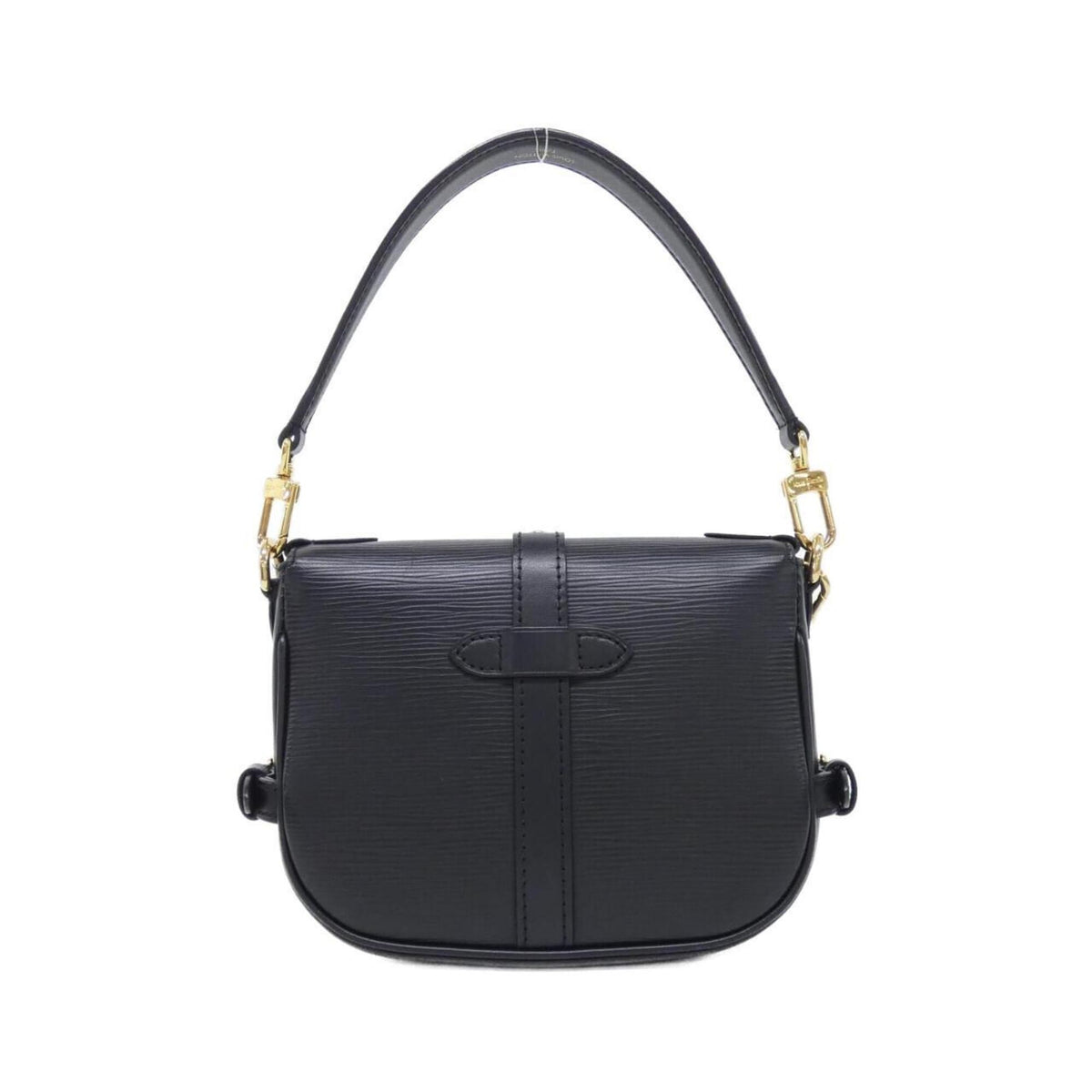 Louis Vuitton Black Leather Shoulder Bag (Pre-Owned)