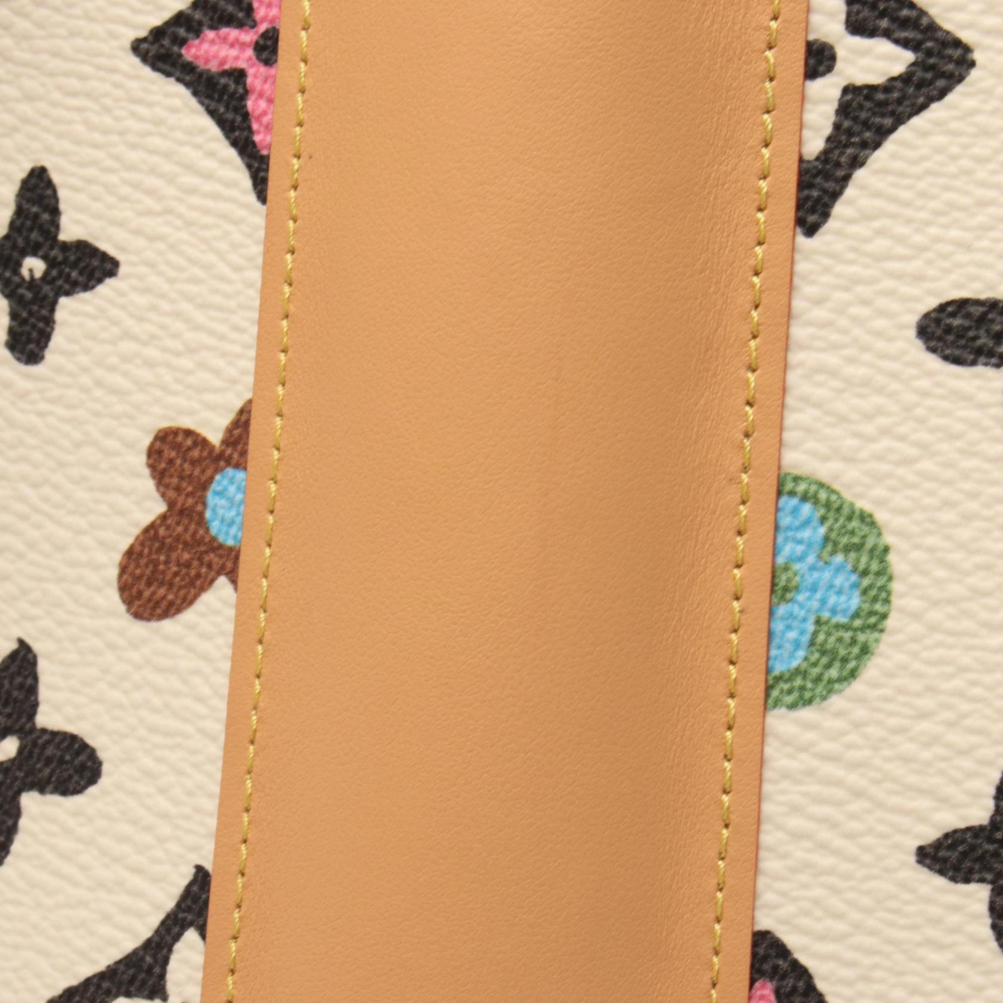 Louis Vuitton Ivory Multi-Color Coated Canvas Pvc Leather Long Wallet (Bi-Fold) (Pre-Owned)